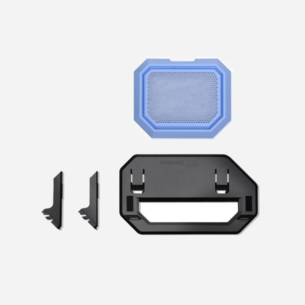 Thermaltake Kit de Conversion Tour vers Rack AC-074-ONFNAN-A1 Bleu, pour Châssis Full Tower, Dimensions 145x266x459mm, Filtre Anti-poussière, Certifié CE/RoHS/UKCA. - Thermaltake AC-074-ONFNAN-A1. Type de châssis compatible: Full Tower, Type: Kit de conversion de tour au rack, Couleur du produit: Bleu. Largeur: 145 mm, Profondeur: 266 mm, Hauteur: 459 mm. Quantité: 1 pièce(s)