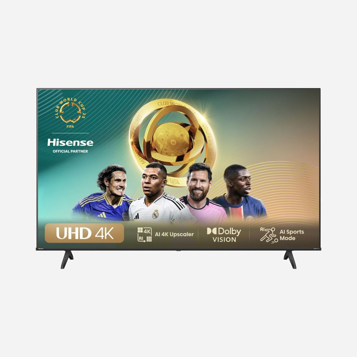 TV LED Smart Hisense 55A6N 55" 4K Ultra HD (3840x2160) 60Hz, Rétroéclairage Direct LED, HDR10+, Dolby Vision, VIDAA U7.6, Wifi, Bluetooth 4.2, DVB-T2/S2/C - Hisense 55A6N. Taille de l'écran: 139,7 cm (55"), Résolution de l'écran: 3840 x 2160 pixels, Type HD: 4K Ultra HD, Technologie d'affichage: LED, Forme d'écran: Plat, Rétroéclairage LED: LED à éclairage direct. Smart TV. Luminosité de l'écran: 300 cd/m², Temps de réponse: 8 ms, Taux de contraste: 1400:1, Format d'image: 16:9. Format du système de signal numérique: DVB-C, DVB-S, DVB-S2, DVB-T, DVB-T2. Wifi, Ethernet/LAN. Couleur du produit: Noir
