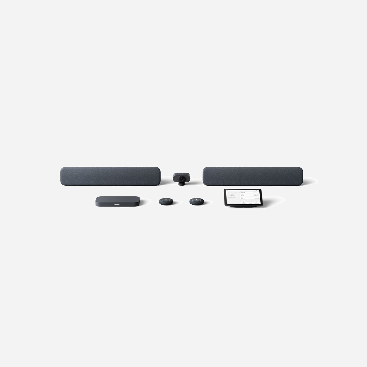 Lenovo Series One Room Kit Gen 3 : Système visioconférence 20.3MP, écran tactile 10.1" 1280x800, Intel Core i5-1335U, 16GB LPDDR4x, 256GB SSD, ChromeOS - Lenovo Google Meet Series One Room Kits by Gen 3. Type de capteur: CMOS. Type HD: Full HD, Modes vidéo pris en charge: 1080p, Cadence maximale: 30 ips. Ethernet/LAN, Wifi. Bluetooth. Écran: LCD, Taille de l'écran: 25,6 cm (10.1"), Résolution de l'écran: 1280 x 800 pixels. Système d'exploitation installé: ChromeOS. Couleur du produit: Charbon de bois