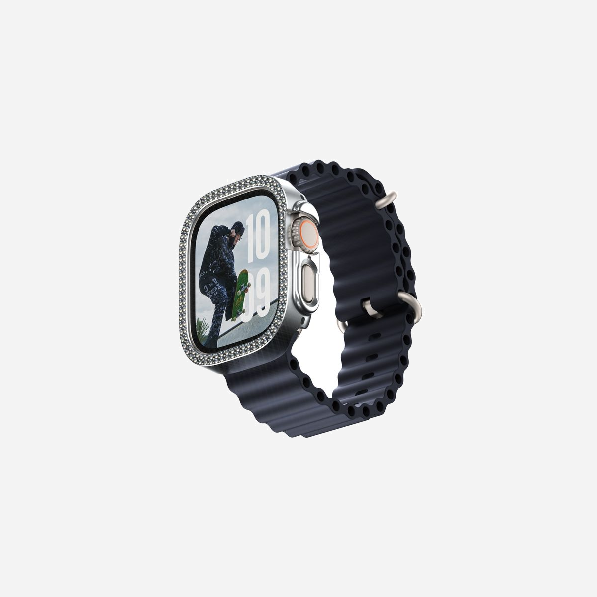 PanzerGlass SAFE. Bumper Argent pour Apple Watch Ultra (49mm) : Housse transparente, protection rayures, dimensions 41.4x48.7x13.1mm, 18g, avec lingettes. - PanzerGlass SAFE. by ® Bling Bumper Silver Apple Watch Ultra 3 | Ultra 2 | Ultra | 49mm. Type d'étui: Housse, Compatibilité de marque: Apple, Compatibilité: Apple - Watch Ultra 49mm, Apple - Watch Ultra 2 49mm, Apple - Watch Ultra 3 49mm, Couleur du produit: Transparent