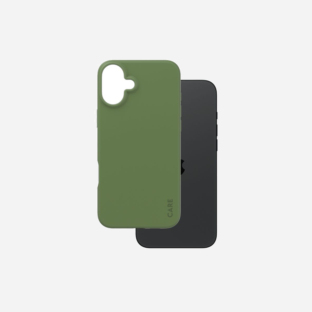 PanzerGlass CARE Coque Silicone Verte pour iPhone 16 Plus, Protection Chocs et Rayures, Standard MIL-STD-810H, 81.2 x 164.3 x 13.2 mm, 35g - PanzerGlass CARE by ® Fashionable Case Green iPhone 16 Plus. Type d'étui: Housse, Compatibilité de marque: Apple, Compatibilité: Apple - iPhone 16 Plus, Couleur du produit: Vert