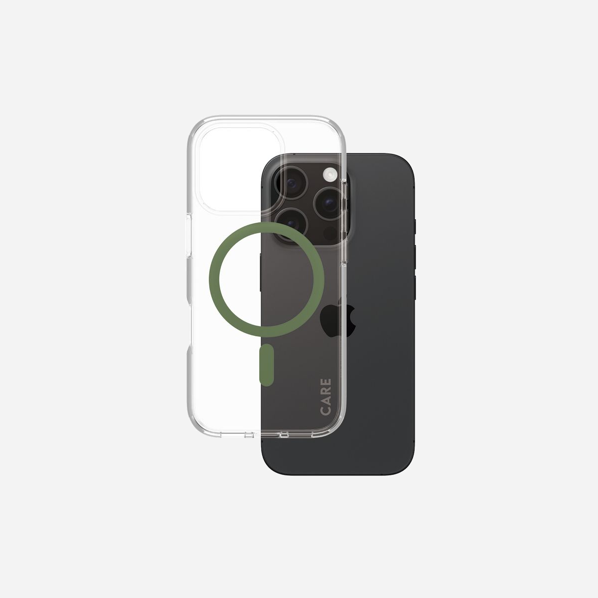 PanzerGlass CARE Flagship Case Transparent Urban Combat MagSafe iPhone 16 Pro - Housse de protection, standard MIL-STD-810H, anti-jaunissement, oléophobique, 34g - PanzerGlass CARE by ® Flagship Case Transparent Urban Combat w. Green MagSafe iPhone 16 Pro. Type d'étui: Housse, Compatibilité de marque: Apple, Compatibilité: Apple - iPhone 16 Pro, Couleur du produit: Transparent