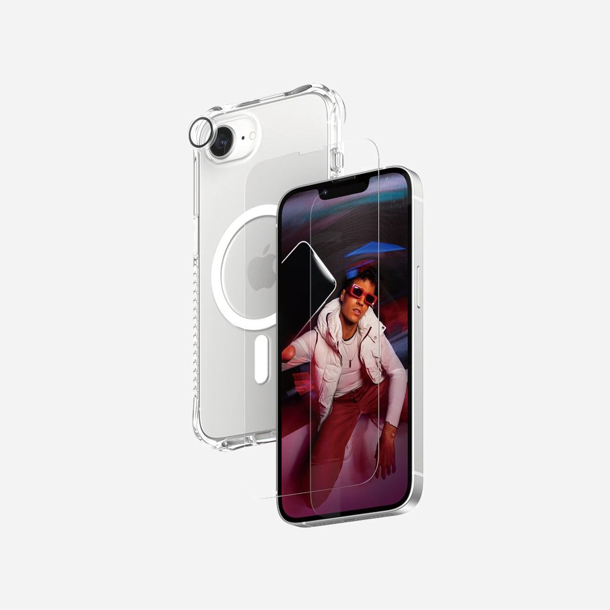 PanzerGlass CRNCHFUG29845 Protection Écran/Dos pour Apple iPhone 16E 6.06" TPU Transparent, Résistant Chocs/Rayures/Chutes, Cadre Entier, 1 Pièce - PanzerGlass CRNCHFUG29845. Compatibilité de marque: Apple, Compatibilité: iPhone 16E, Fonctions de protection: Résistant aux chocs, Résistant aux chutes, Résistant aux rayures. Matériel: Polyuréthane thermoplastique (TPU), Couleur du produit: Transparent. Quantité: 1 pièce(s)