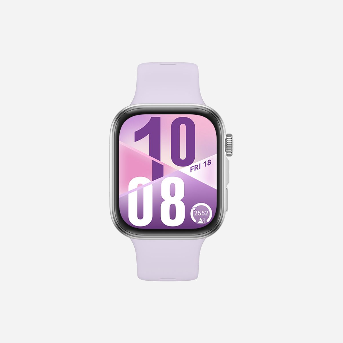 Huawei Watch Fit 4 : Ecran AMOLED 1.82" 480x408, GPS, Bluetooth 5.2, boîtier 38mm aluminium argent, bracelet fluoroélastomère violet, batterie 400 mAh, 27g. - Huawei WATCH FIT 4. Taille de l'écran: 4,62 cm (1.82"), Technologie d'affichage: AMOLED, Résolution de l'écran: 480 x 408 pixels. GPS (satellite). Capacité de la batterie: 400 mAh. Poids: 27 g. Matière de la bande: Fluoroélastomère, Couleur du bracelet: Violet