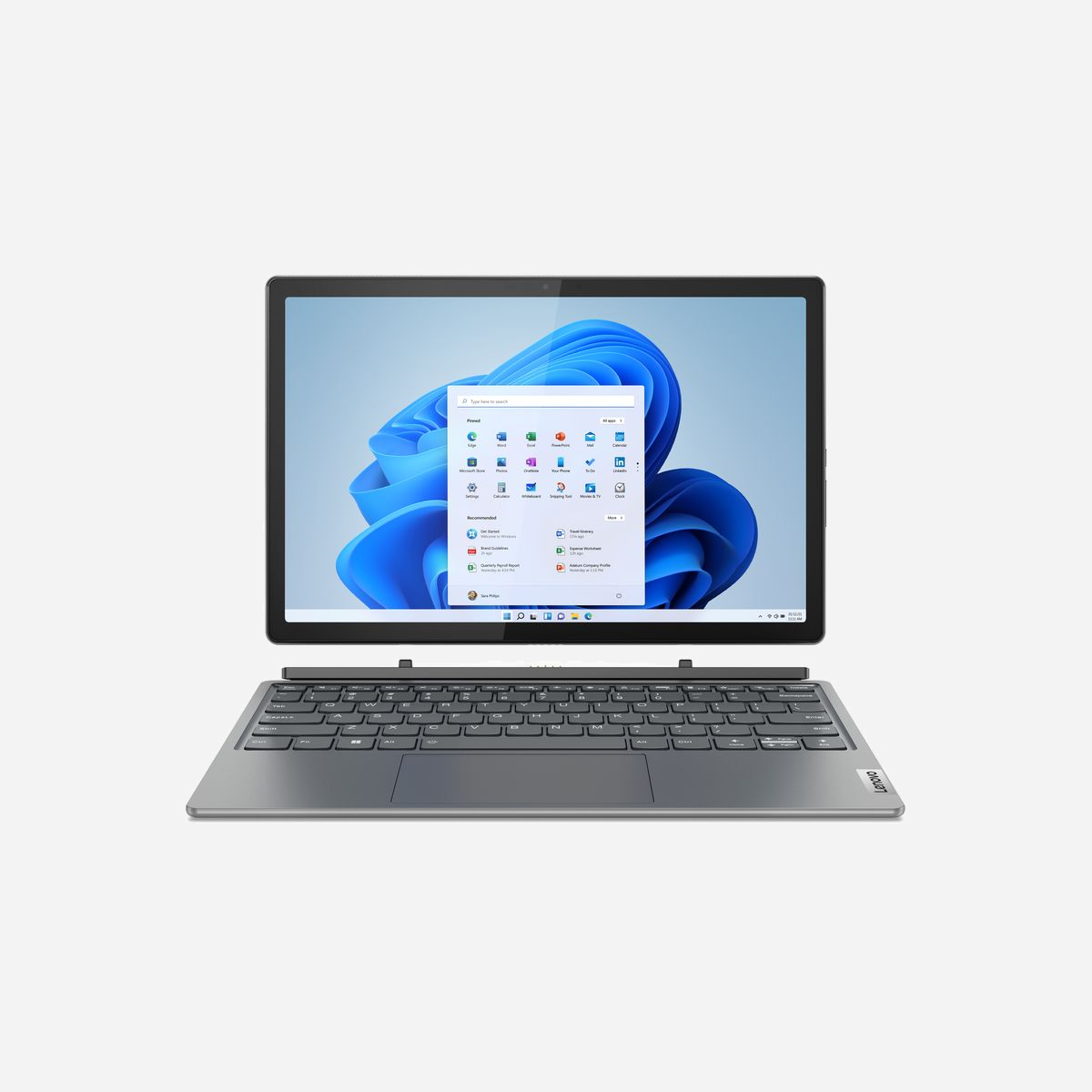 Lenovo IdeaPad Duet 5 12IRU8 - Hybride 2-en-1 12.4" 2.5K Tactile - Intel Core i5-1335U - 16GB LPDDR4x - 512GB SSD NVMe - Intel Iris Xe Graphics - Windows 11 Home - Lenovo IdeaPad Duet 5 12IRU8. Type de produit: Hybride (2-en-1), Format: Convertible (amovible). Famille de processeur: Intel® Core™ i5, Modèle de processeur: i5-1335U. Taille de l'écran: 31,5 cm (12.4"), Type HD: 2.5K, Résolution de l'écran: 2560 x 1600 pixels, Écran tactile. Mémoire interne: 16 Go, Type de mémoire interne: LPDDR4x-SDRAM. Capacité totale de stockage: 512 Go, Supports de stockage: SSD. Modèle d'adaptateur graphique inclus: Intel Iris Xe Graphics. Système d'exploitation installé: Windows 11 Home. Couleur du produit: Gris