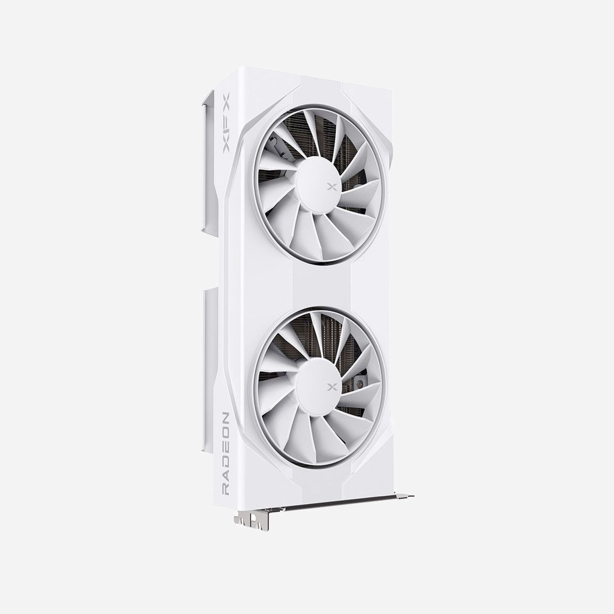 XFX Radeon RX 9060 XT 8Go GDDR6, 128-bit, 32 CU, Fréquence 1900MHz, Boost 3320MHz, PCI Express x16 5.0, 2 ventilateurs, AMD FreeSync, 1x HDMI 2.1, 2x DisplayPort 2.1 - XFX RX-96TSW8GWQ. Processeur graphique famille: AMD, Processeur graphique: Radeon RX 9060 XT, Fréquence du processeur: 1900 MHz. Mémoire carte graphique distincte: 8 Go, Type de mémoire de l'adaptateur graphique: GDDR6, Mémoire Bus: 128 bit. Version DirectX: 12.0. Type d'interface: PCI Express x16 5.0. Type de refroidissement: Actif, Nombre de ventilateurs: 2 ventilateur(s)