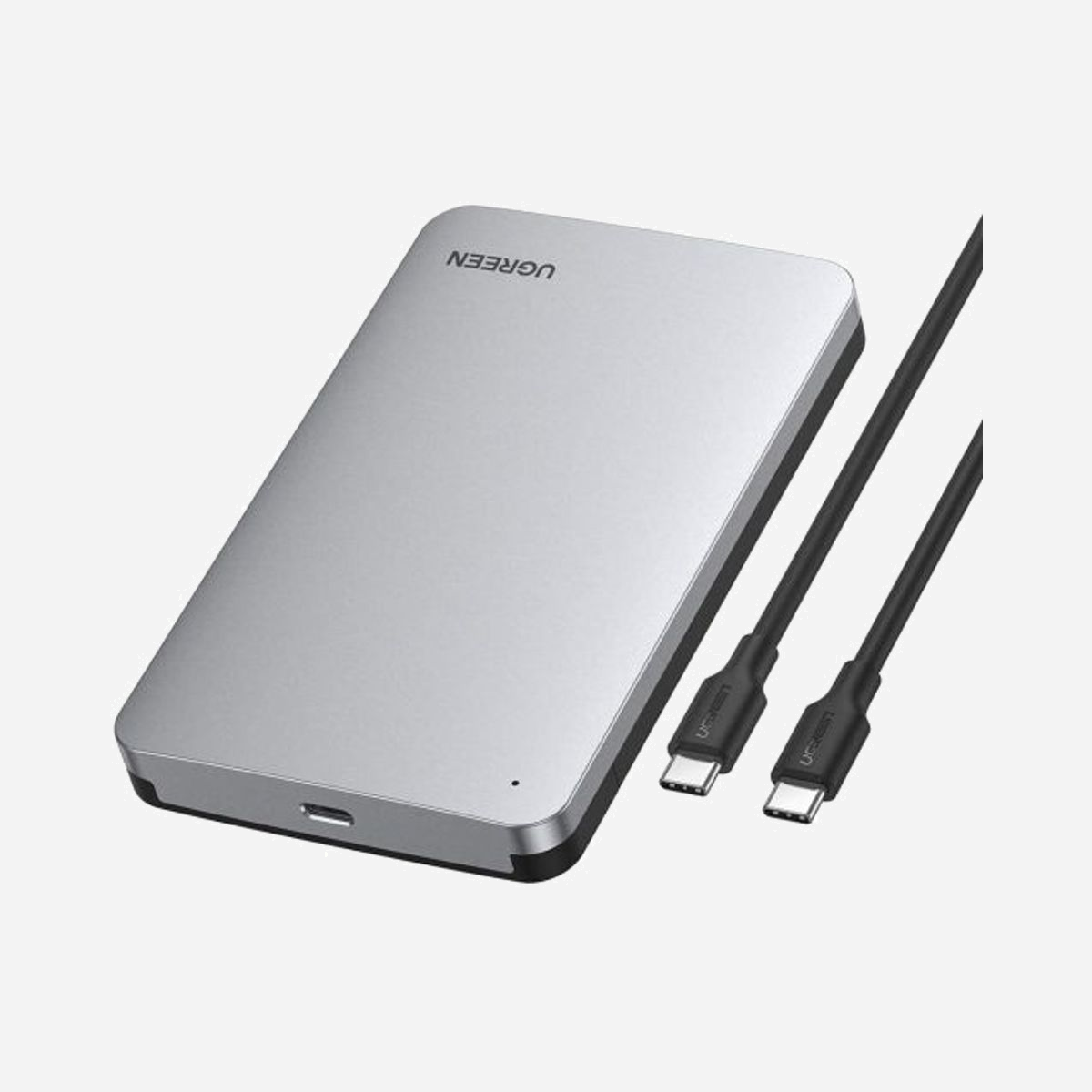 Ugreen 70499 Boîtier Externe USB Type-C 3.2 Gen 1 pour HDD/SSD SATA III 2.5/3.5" Gris - Support TRIM - Transfert 6 Gbit/s - Ugreen 70499. Type de produit: Boîtier disque dur/SSD. Nombre d'unités de stockage pris en charge: 1, Taille de l'unité de stockage: 2.5/3.5", Interfaces de lecteur de stockage prises en charge: Série ATA III. Taux de transfert des données: 6 Gbit/s. Couleur du produit: Gris. Connecteur USB: USB Type-C