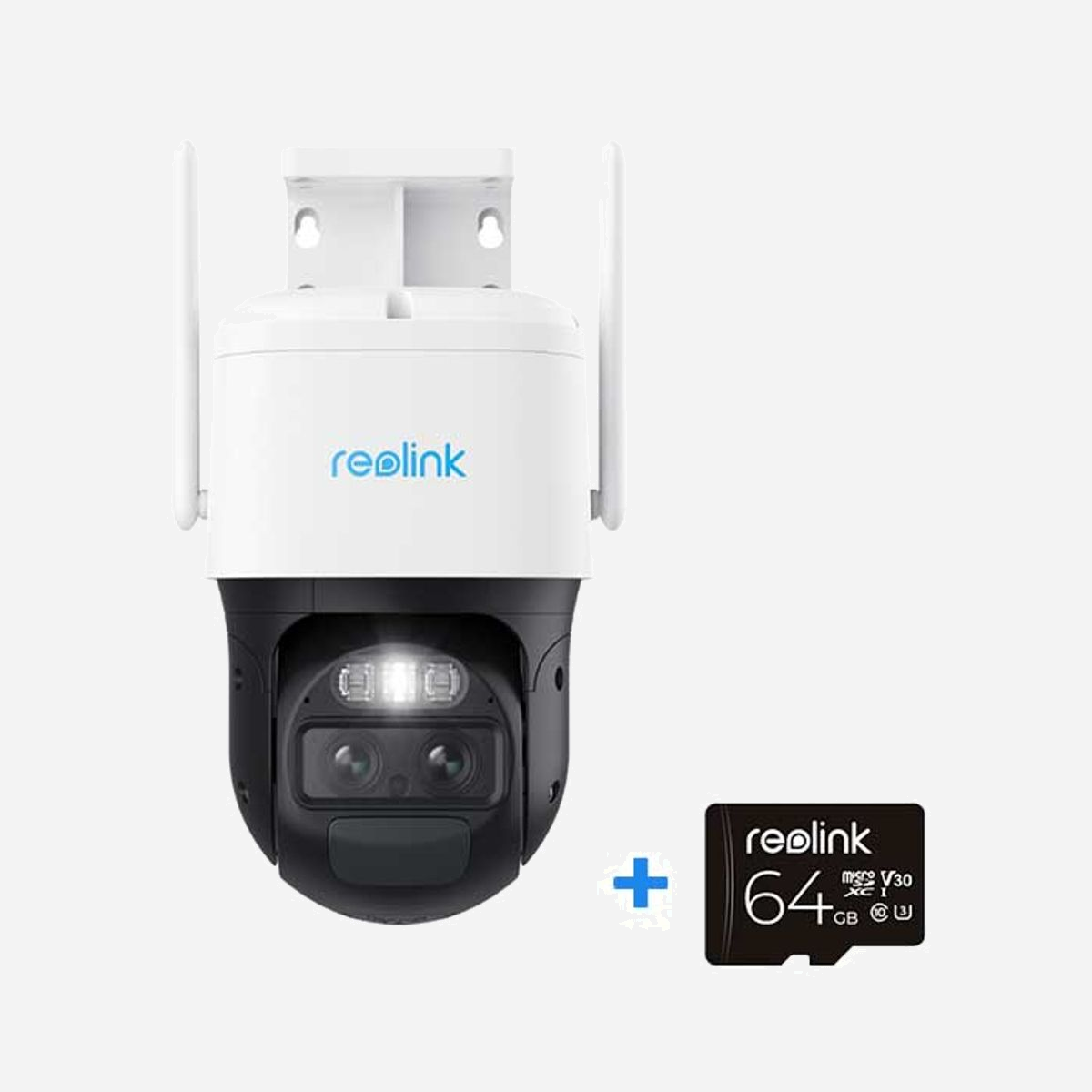 Reolink TrackMix Series B770 Caméra IP Extérieure Dôme 4MP (2560x1440) PoE, Wi-Fi, Zoom Optique 6x, Vision Nocturne 30m, IP65, MicroSD - Reolink TrackMix Series B770. Type: Caméra de sécurité IP, Installation prise en charge: Extérieure, Technologie de connectivité: Avec fil. Type de montage: Plafond/mur, Couleur du produit: Blanc, Format: Dôme. Angle de vue de l’objectif, horizontal: 96 - 38°, Angle de vue de l’objectif, vertical: 55 - 21°, Angle d'inclinaison: 0 - 90°. Type de capteur: CMOS, Taille du capteur optique: 25,4 / 3 mm (1 / 3"). Zoom optique: 6x, Longueur focale: 2.8 - 8 mm, Mise au point: Motorisée