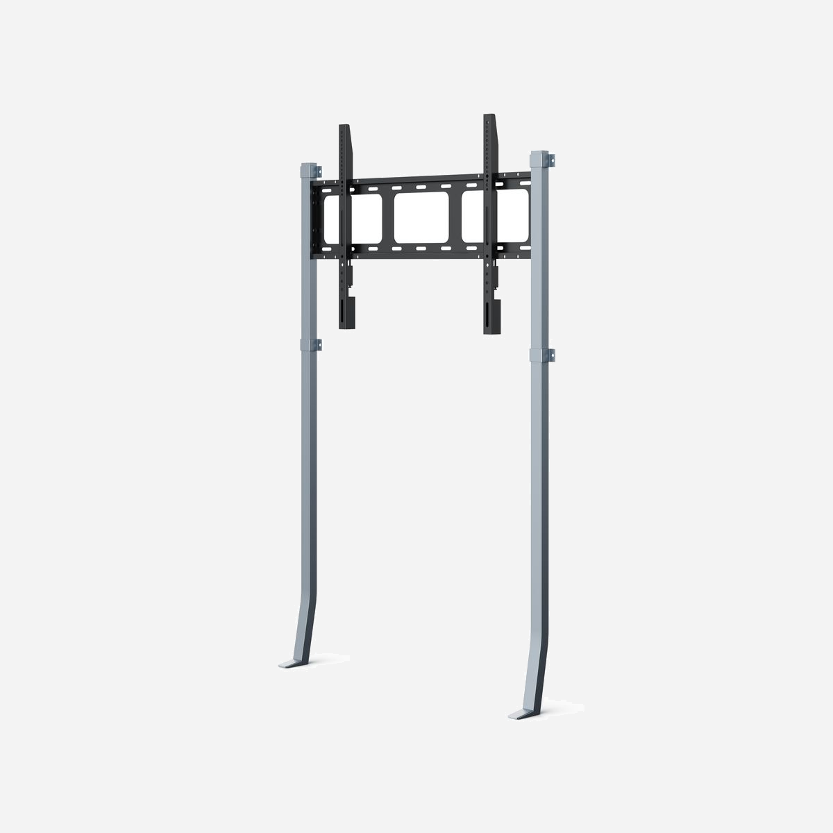 Support Mural/Sol Yealink MB-WallStand-650W pour MeetingBoard 65 Pro (992x127x1547mm, 12.7kg), Gris/Noir, Installation à Poser/Emmurer. - Support mural au sol pour Yealink MeetingBoard 65 Pro