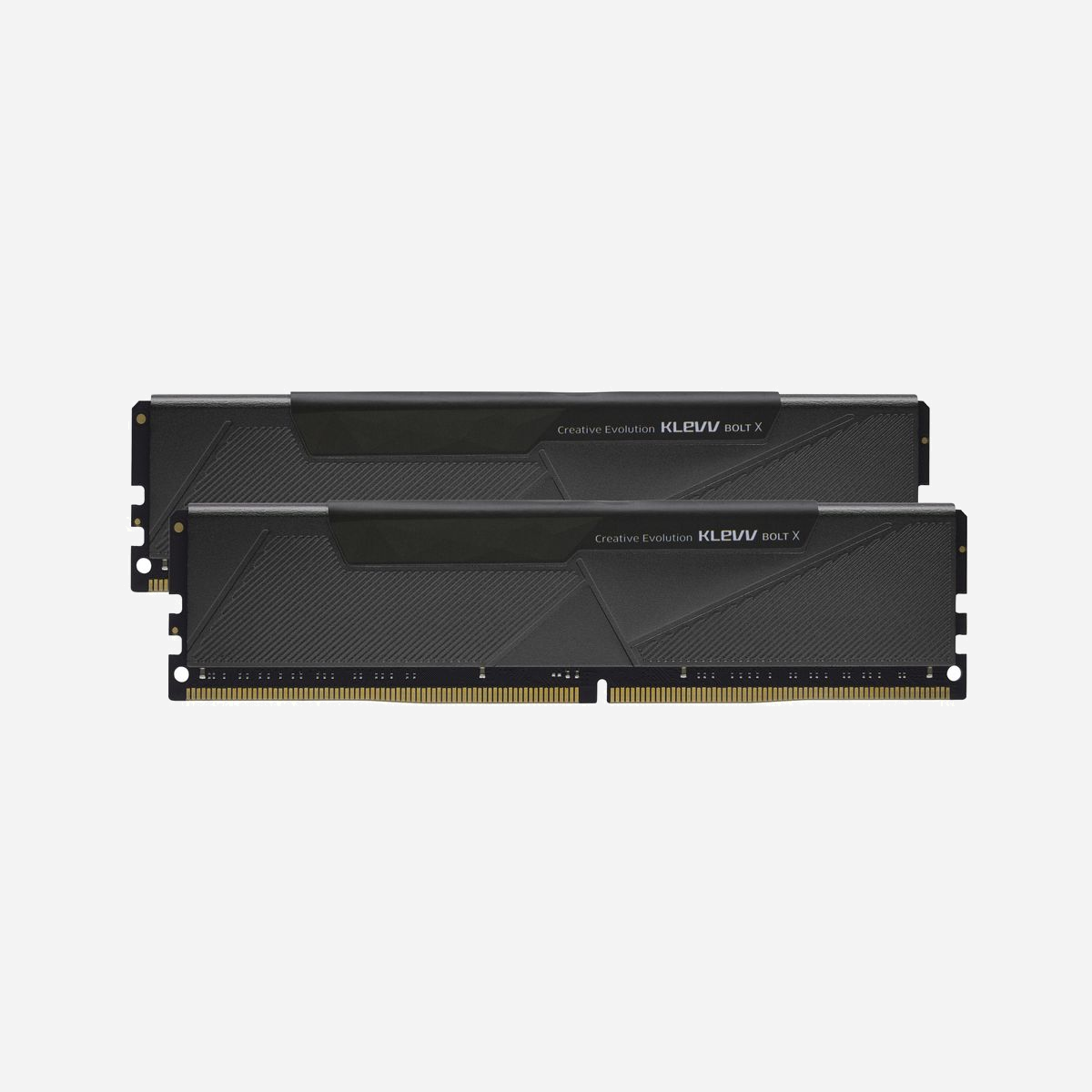Klevv Bolt X RAM DDR4 32GB (2x16GB) 3200MHz PC4-25600 Unbuffered Non-ECC CL16 1.35V 288-pin DIMM module mémoire PC, Dimensions 133x6x33mm - Klevv 32GB (2X16GB) BOLT X GAMING RAM MODULE DDR4 3200MHZ PC4-25600 UNBUFFERED NON-ECC 1.35V 2GX8 CL16. composant pour: PC, Mémoire interne: 32 Go, Disposition de la mémoire (modules x dimensions): 2 x 16 Go, Type de mémoire interne: DDR4, Fréquence de la mémoire: 3200 MHz, Support de mémoire: 288-pin DIMM, Latence CAS: 16
