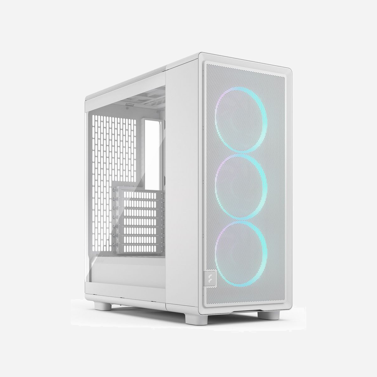 Fractal Design Epoch Midi Tower Blanc (FD-C-EPO1A-05) - Boîtier PC ATX/micro ATX/Mini-ITX, 3x 120mm avant, Acier/Verre trempé, USB 3.2 Gen 1/Gen 2x2 - Fractal Design Epoch. Format: Midi Tower, Type: PC, Couleur du produit: Blanc. Facteurs de forme d'alimentation pris en charge: ATX. Ventilateurs installés avant: 3x 120 mm, Prise en charge des diamètres des ventilateurs avants: 120,140 mm, Pris en charge des diamètres des ventilateurs arrières: 120 mm. Tailles de disques durs supportées: 2.5", Facteur de forme SSD: 2.5". Largeur: 215 mm, Profondeur: 447 mm, Hauteur: 469 mm