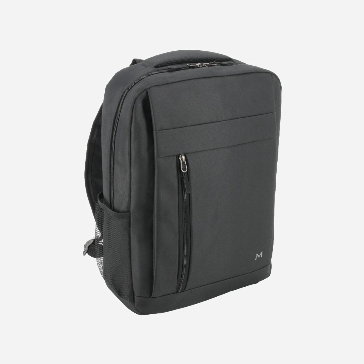 Mobilis Essential Sac à Dos 16" Noir (Réf: 004004): Compartiment PC/Tablette, Poche Frontale & Accessoires, Volume 18L, Dimensions 430x300x90mm, 394g - Le sac à dos ESSENTIAL offre un grand compartiment principal avec un emplacement dédié pour votre PC ou tablette jusqu'à 16", permettant de transporter vos appareils en toute sécurité. Il dispose également d'une grande poche frontale pour vos documents ou objets volumineux, ainsi qu'une poche pour accessoires zippée en façade pour garder vos petits objets à portée de main. Une poche filet latérale est aussi présente pour transporter une bouteille ou parapluie.<br><br>Pensé pour le confort, le sac à dos ESSENTIAL possède des bretelles réglables et une poignée de transport respirante pour un ajustement parfait et une prise en main agréable. Sa structure entièrement renforcée assure une protection optimale de vos affaires. Pratique et léger, il vous suivra dans tous vos déplacements professionnels et personnels.