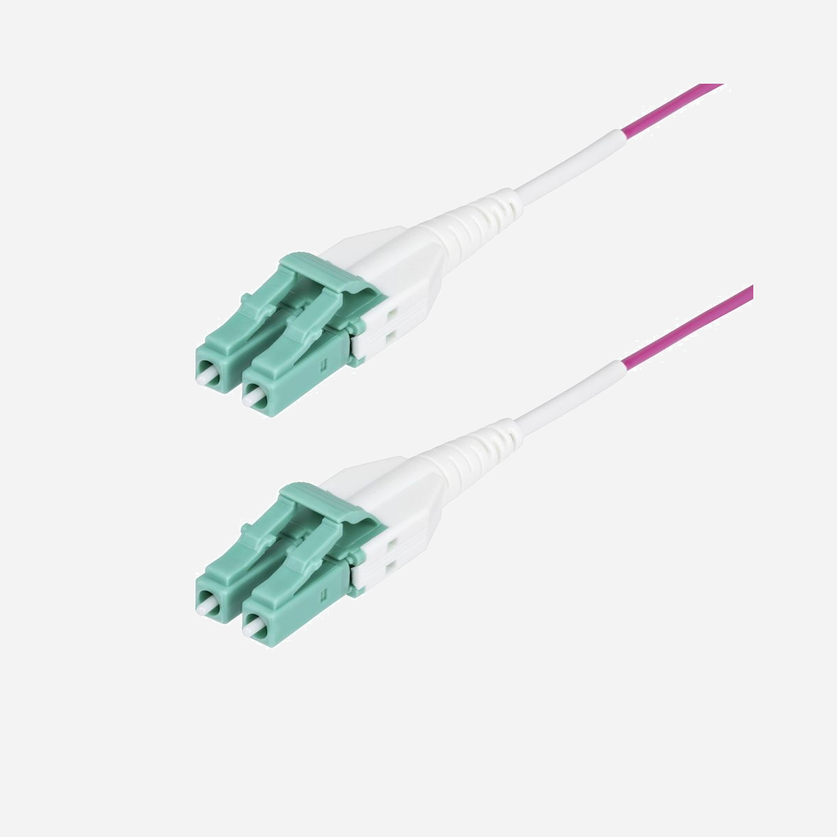 StarTech.com Câble Fibre Optique OM4 LC/LC 1m Erika Violet, 50/125µm, Multimode, 40/100G, LOMMF/VCSEL, Uniboot, OFNR Riser, Diamètre 1.6mm - Installez les câbles à fibre optique Erika Violet OM4 pour faciliter l'identification et optimiser la gestion des câbles<br/><br/>Ce câble de raccordement duplex à fibre optique multimode OM4 LC vers LC assure une connectivité fiable sur les réseaux 40 et 100 Gigabits. Sa gaine violette Erika conforme à la norme TIA distingue clairement l'OM4 du câblage Aqua OM3/OM4, éliminant toute incertitude lors de configurations réseau critiques. Le design compact du connecteur uniboot permet une insertion et un retrait faciles dans les environnements à haute densité.<br/><br/>Conçu pour des performances optimales<br/><br/>Fabriqué avec une fibre multimode optimisée pour les lasers (LOMMF), le câble OM4 est idéal pour les sources laser VCSEL (Vertical Cavity Surface Emitting Laser) à 850 nm et 1350 nm ainsi que les LED. Les férules en céramique de précision garantissent un alignement exact des fibres, évitant les problèmes de connectivité et minimisant la perte d'insertion. Conçues pour les environnements réseau à haute densité, les extrémités polies UPC des connecteurs LC offrent un meilleur taux de perte de retour comparé aux techniques de polissage PC plus anciennes, qui peuvent affecter les performances.<br/><br/>Classement OFNR pour gaine montante<br/><br/>Doté d'une gaine ignifuge classée OFNR (Optical Fiber Nonconductive Riser), ce câble OM4 est conçu pour limiter la propagation verticale des flammes entre les étages d'un bâtiment. Il permet une installation plus sûre dans les gaines techniques verticales et les puits d'immeubles commerciaux, assurant la conformité aux normes de sécurité incendie dans les structures à plusieurs niveaux et autres environnements réglementés.<br/><br/>Large compatibilité<br/><br/>Ce cordon de raccordement à fibre optique multimode 50/125 µm est rétrocompatible avec les réseaux OM3 et 1/10/40 Gbps, garantissant une transmission de données fiable dans les environnements fibre existants.<br/><br/>Nos câbles à fibre optique subissent des tests rigoureux afin de vérifier leur fonctionnement selon des limites strictes de perte d'insertion optique, assurant ainsi une compatibilité et une fiabilité à 100 %.<br/><br/>The StarTech.com Advantage<br/>