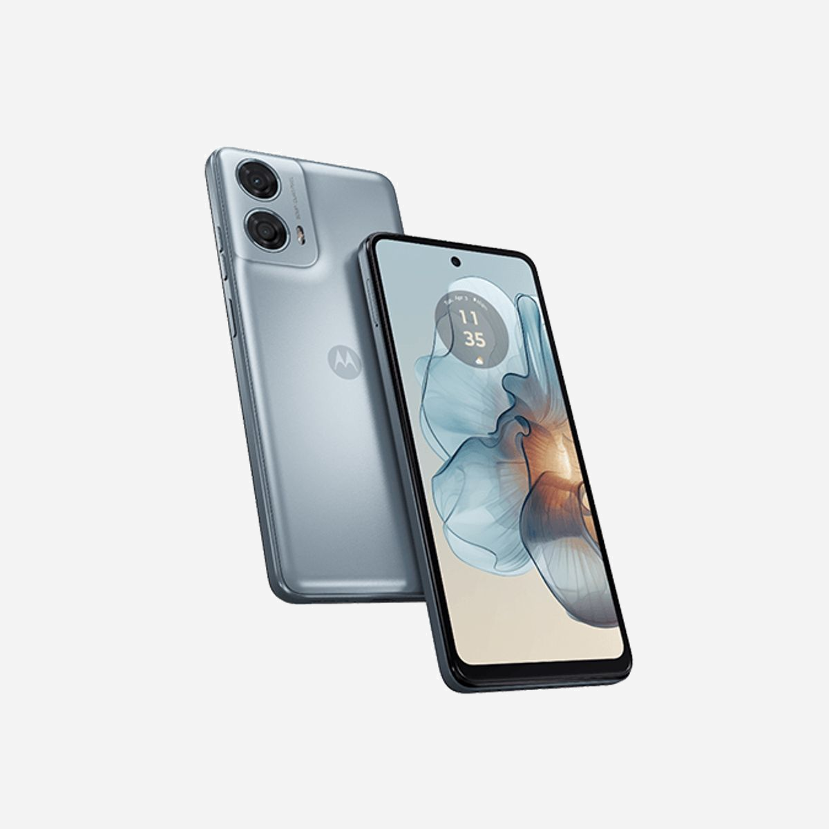 Motorola 24 Power - Écran 6.56" HD+ 90Hz, MediaTek Helio G85, 8Go RAM, 256Go, Double SIM 4G, Caméra 50MP, Android 14, Batterie 6000mAh - Motorola 24 Power 4G. Taille de l'écran: 16,7 cm (6.56"), Résolution de l'écran: 1600 x 900 pixels. Fréquence du processeur: 2 GHz, Famille de processeur: MediaTek, Modèle de processeur: Helio G85. Capacité de la RAM: 8 Go, Type de RAM: LPDDR4X, Capacité de stockage interne: 256 Go. Résolution de la caméra arrière (numerique): 50 MP, Type de caméra arrière: Double caméra. Capacité de la carte SIM: Double SIM. Système d'exploitation installé: Android 14. Capacité de la batterie: 6000 mAh. Couleur du produit: Bleu. Poids: 197 g