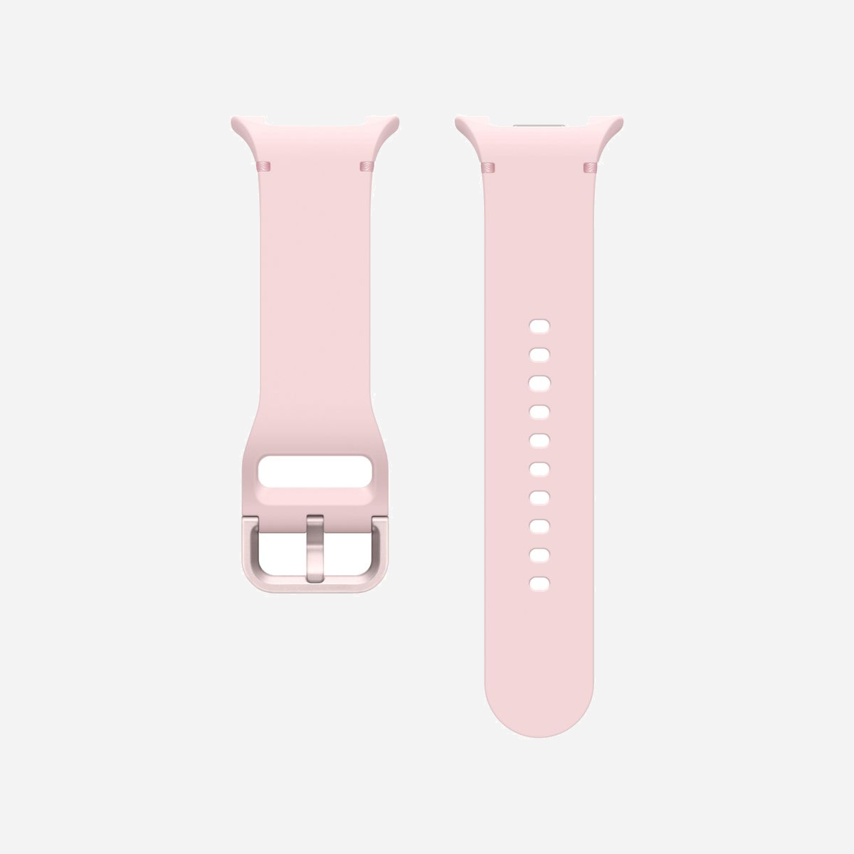 Bracelet Sport Silicone Samsung ET-SNL32SPEGEU Rose (S/M) pour Galaxy Watch8 / Watch8 Classic, Caoutchouc résistant à la transpiration - Confortable et idéal pour le sport<br>C'est l'attention portée aux détails qui permet de battre des records. Avec le Bracelet Sport en silicone, vous disposez du bracelet parfait pour suivre vos activités sportives. Son design moderne en relief, ses matériaux résistants à la transpiration et son confort sont les meilleurs alliés pour vous dépasser et aller jusquau bout de chaque entraînement.<br><br>Bougez librement, entraînez-vous intensément<br>Le Bracelet Sport en silicone vous accompagne dans chaque effort avec légèreté et souplesse.<br>De la course au pilates, en passant par la natation ou le vélo, il vous permet de rester concentré sur vos objectifs, sans alourdir votre poignet.<br><br>Système d'attache dynamique, changez de bracelets en un clic<br>Plus besoin de tutoriel complexe ! Changez de bracelet très simplement en un clic, grâce au nouveau Système d'attache dynamique. En plus de vous assurer un ajustement parfait, il vous permet de changer rapidement de bracelet suivant vos envies.