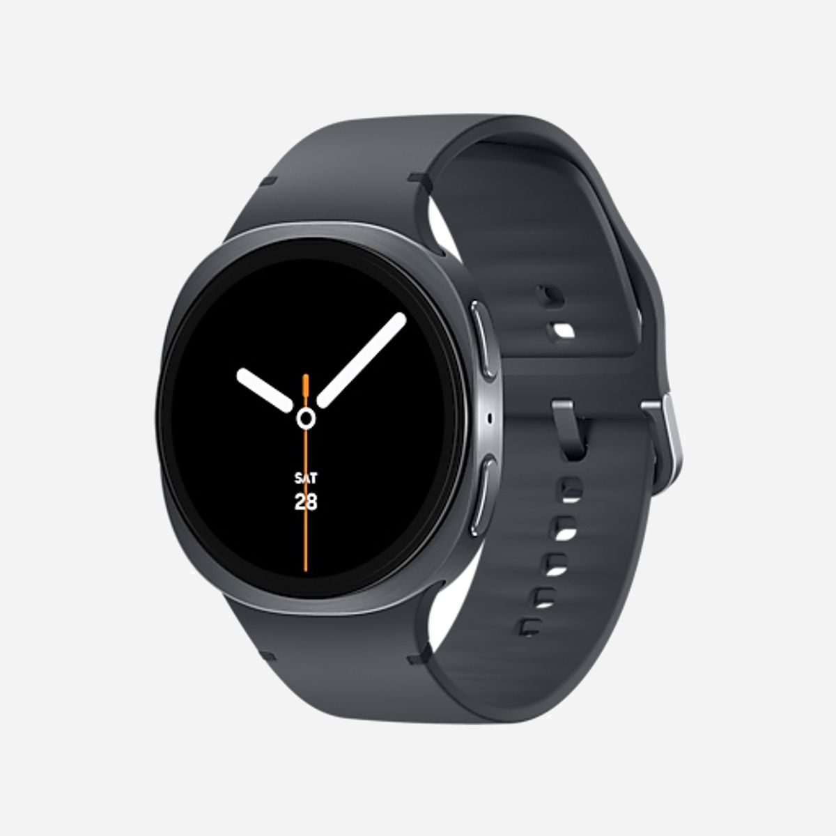 Samsung Galaxy Watch 8 44mm Graphite - Écran Super AMOLED 1.5" 480x480, Exynos W1000 1.5GHz, 2GB RAM, 32GB, WiFi, Bluetooth 5.3, GPS, Wear OS - <b>Ultra confort, du sommeil à l'effort</b><br>Notre Galaxy Watch la plus fine à ce jour. Entièrement réimaginée, dans un boîtier léger et équipée d'un nouveau Système d’attache dynamique pour en faire notre Watch la plus confortable à porter. Faites l'expérience du coach personnel Samsung Health, qui vous accompagne de jour comme de nuit pour vous aider à améliorer vos performances running, votre sommeil, votre nutrition et votre bien-être physique et mental.<br>Discutez-en avec Galaxy AI, la forme la plus avancée d'IA sur Samsung Galaxy Watch, avec la nouvelle interface One UI 8 Watch et Gemini.<br><br><b>Le nouveau design signature Galaxy Watch</b><br>Démarquez-vous avec le nouveau design moderne et innovant de la Galaxy Watch8. Un design inspiré par l'émotion et le minimalisme qui se retranscrit dans les bords de la Galaxy Watch8, disponible en deux tailles : 40mm et 44mm, et deux coloris : Graphite et Argent. <br><br><b>La Galaxy Watch la plus fine</b><br>Avec un design entièrement réimaginé, la Galaxy Watch8 est la plus fine des Galaxy Watch à ce jour en étant 11% plus fine que la génération précédente. Son nouveau design vous apporte le confort nécessaire pour vous accompagner tout au long de votre journée, du sommeil à l'effort.<br><br><b>La Galaxy Watch la plus confortable</b><br>Le nouveau Système d’attache dynamique de la Galaxy Watch8 plaque votre montre contre votre peau pour apporter plus d'esthétique, de confort et de stabilité sur votre poignet.<br>Testez la Galaxy Watch la plus confortable à ce jour jusqu’à même en oublier sa présence. <br><br>