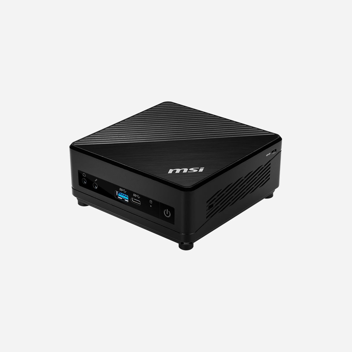 MSI Cubi 5 10M-048DE Mini PC Intel Core i5-10210U, 8GB DDR4 2666MHz, SSD 256GB M.2 PCIe, Intel UHD Graphics, Windows 10 Pro 64-bit - MSI Cubi 5 10M-048DE. Fréquence du processeur: 1,6 GHz, Famille de processeur: Intel® Core™ i5, Modèle de processeur: i5-10210U. Mémoire interne: 8 Go, Type de mémoire interne: DDR4-SDRAM, Fréquence de la mémoire: 2666 MHz. Capacité totale de stockage: 256 Go, Supports de stockage: SSD. Modèle d'adaptateur graphique inclus: Intel® UHD Graphics. Système d'exploitation installé: Windows 10 Pro, Architecture du système d'exploitation: 64-bit. Alimentation d'énergie: 65 W. Type de châssis: Mini PC. Type de produit: Mini PC. Couleur du produit: Noir