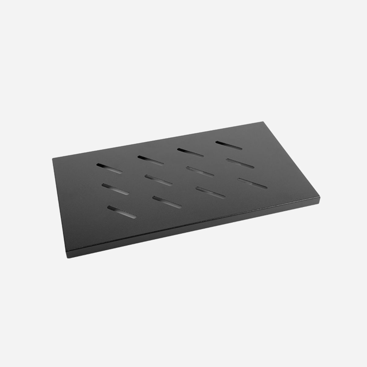 Lanberg AK-1002-B Étagère Rack 1U 19" 48.3cm, Charge Max 120kg, 465x315x22mm, Noir, Accessoire pour baie de brassage, Poids 1.4kg - Lanberg AK-1002-B. Type: Étagère, Couleur du produit: Noir. Quantité: 1 pièce(s). Poids: 1,4 kg