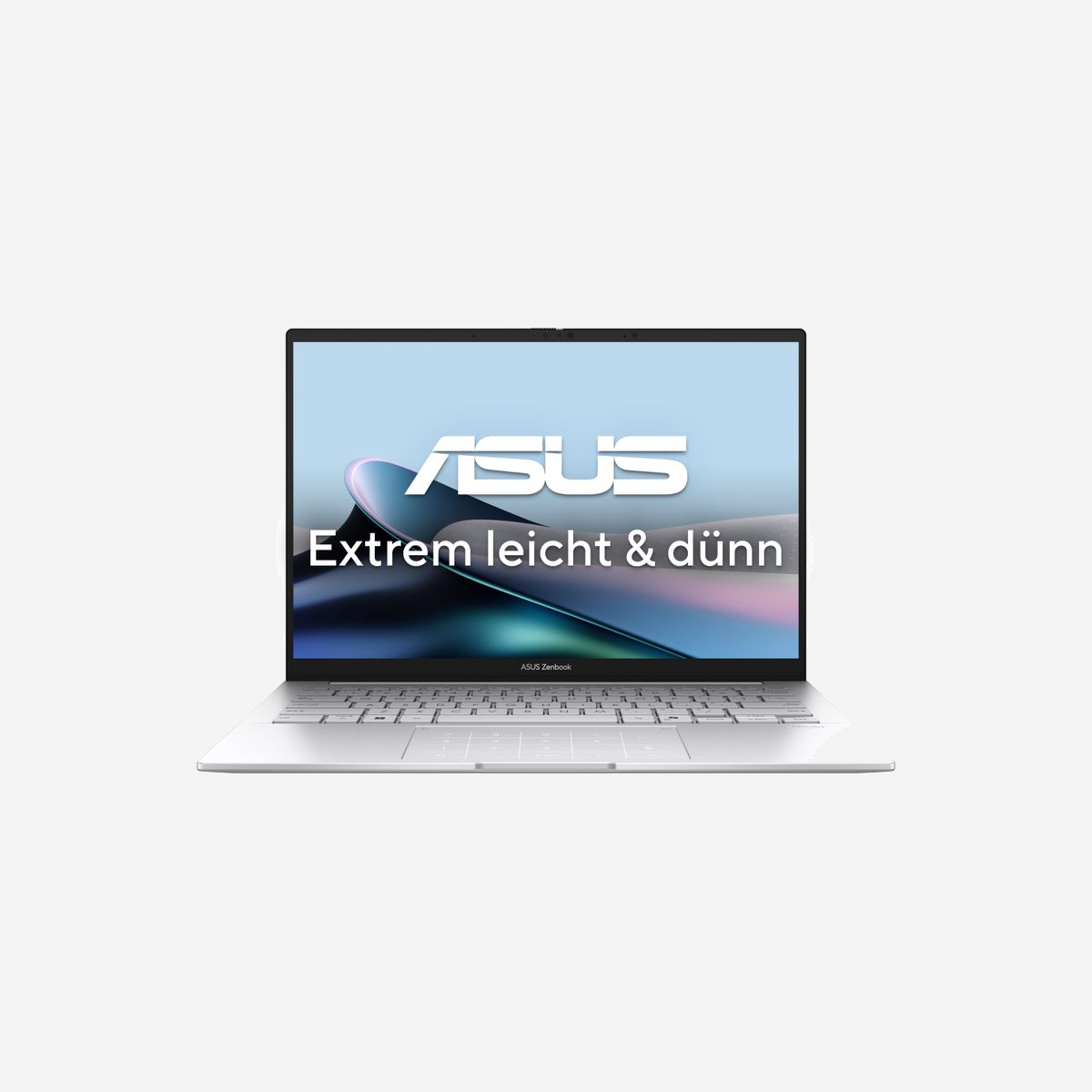 ASUS Zenbook 14 OLED UX3405CA, Intel Core Ultra 9 285H, 14" WQXGA+ OLED, 32GB LPDDR5x, 1TB SSD, Intel Arc 140T, Wi-Fi 7, Windows 11 Home, Argent - ASUS Zenbook 14 OLED UX3405CA-PP485W. Type de produit: Ordinateur portable, Format: Clapet. Famille de processeur: Intel Core Ultra 9, Modèle de processeur: 285H. Taille de l'écran: 35,6 cm (14"), Type HD: WQXGA+, Résolution de l'écran: 2880 x 1800 pixels. Mémoire interne: 32 Go, Type de mémoire interne: LPDDR5x-SDRAM. Capacité totale de stockage: 1 To, Supports de stockage: SSD. Modèle d'adaptateur graphique inclus: Intel Arc 140T. Système d'exploitation installé: Windows 11 Home. Couleur du produit: Argent. Poids: 1,2 kg
