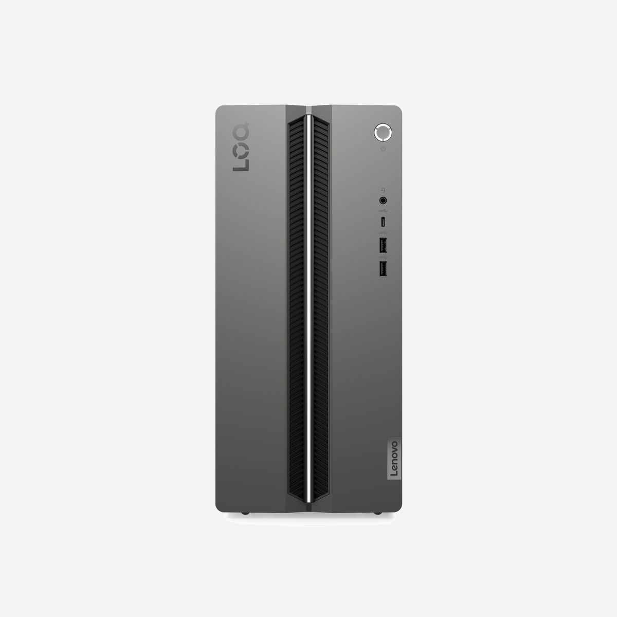 Lenovo LOQ Tower 17IRR9 Intel Core i5-14400F 16Go DDR5 5600MHz SSD 512Go NVMe RTX 3050 6Go GDDR6 Windows 11 Home - Lenovo LOQ Tower 17IRR9. Famille de processeur: Intel® Core™ i5, Modèle de processeur: i5-14400F. Mémoire interne: 16 Go, Type de mémoire interne: DDR5-SDRAM, Fréquence de la mémoire: 5600 MHz. Capacité totale de stockage: 512 Go, Supports de stockage: SSD. Modèle d'adaptateur graphique distinct: NVIDIA GeForce RTX 3050. Système d'exploitation installé: Windows 11 Home, Architecture du système d'exploitation: 64-bit. Alimentation d'énergie: 310 W. Type de châssis: Tower. Type de produit: PC. Poids: 8 kg. Couleur du produit: Gris