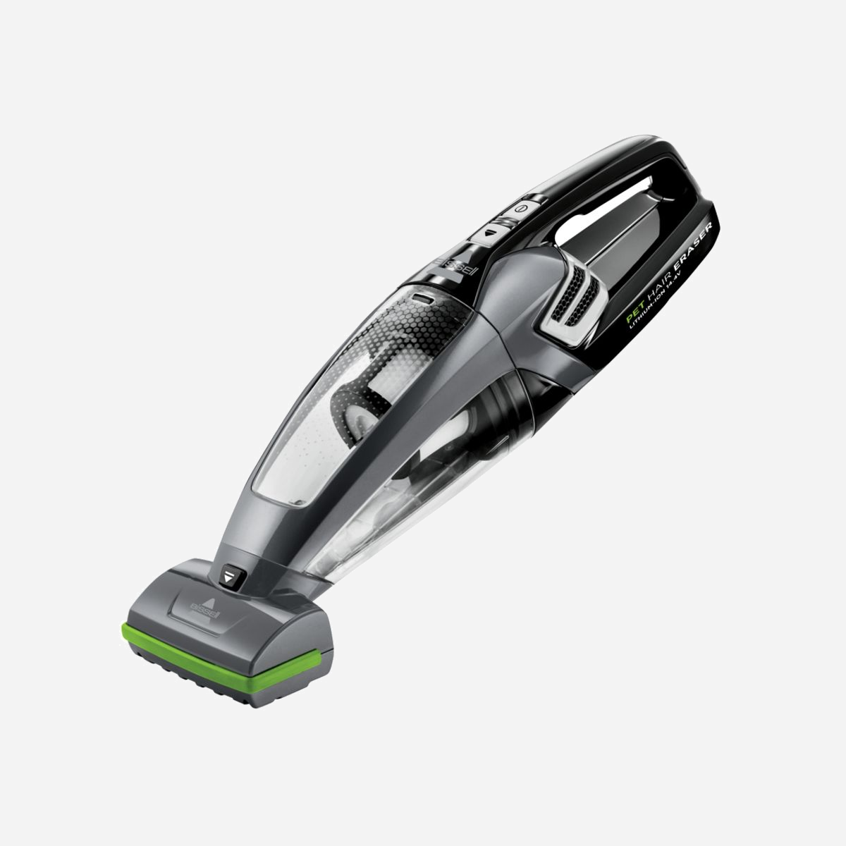 Bissell 2278N Aspirateur de Table Noir Sans Sac, 80W, Batterie 14.4V, Autonomie 18min, Réservoir 0.65L, Filtration 3 Étapes, Brosse Motorisée - Bissell 2278N. Type de nettoyage: Sec, Technologie d'aspiration: Filtrage, Surfaces de nettoyage: Tapis, Sol dur, Marches d’escalier, Tapisserie. Type de conteneur à poussière: Sans sac, Couleur du produit: Noir, Capacité poussières: 0,65 L. Source d'alimentation: Batterie, Puissance d'alimentation max.: 80 W, Temps de marche: 18 min. Poids: 1,36 kg, Largeur: 143 mm, Profondeur: 197 mm. Brosses d'aspiration fournies: Balai motorisé