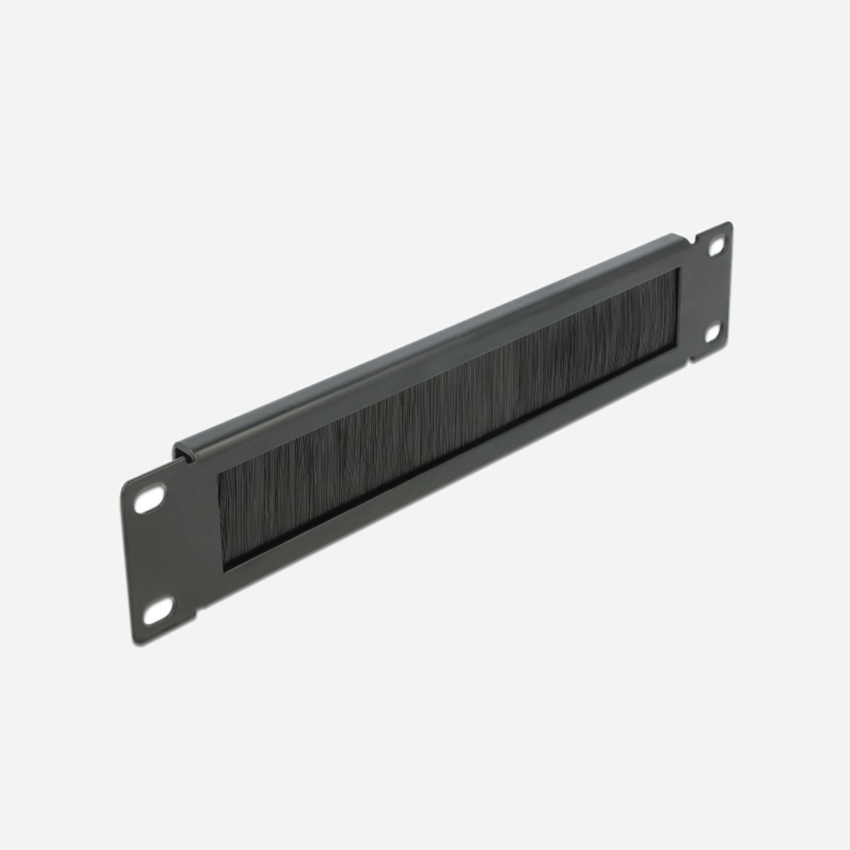 DeLOCK 66287 Panneau à brosse pour rack 1U, corps métal noir, profondeur 254mm, largeur 44.2mm, kit de montage inclus - DeLOCK 66287. Type: Panneau à brosse, Matériau du boîtier/corps: Métal, Couleur du produit: Noir. Quantité: 1 pièce(s)
