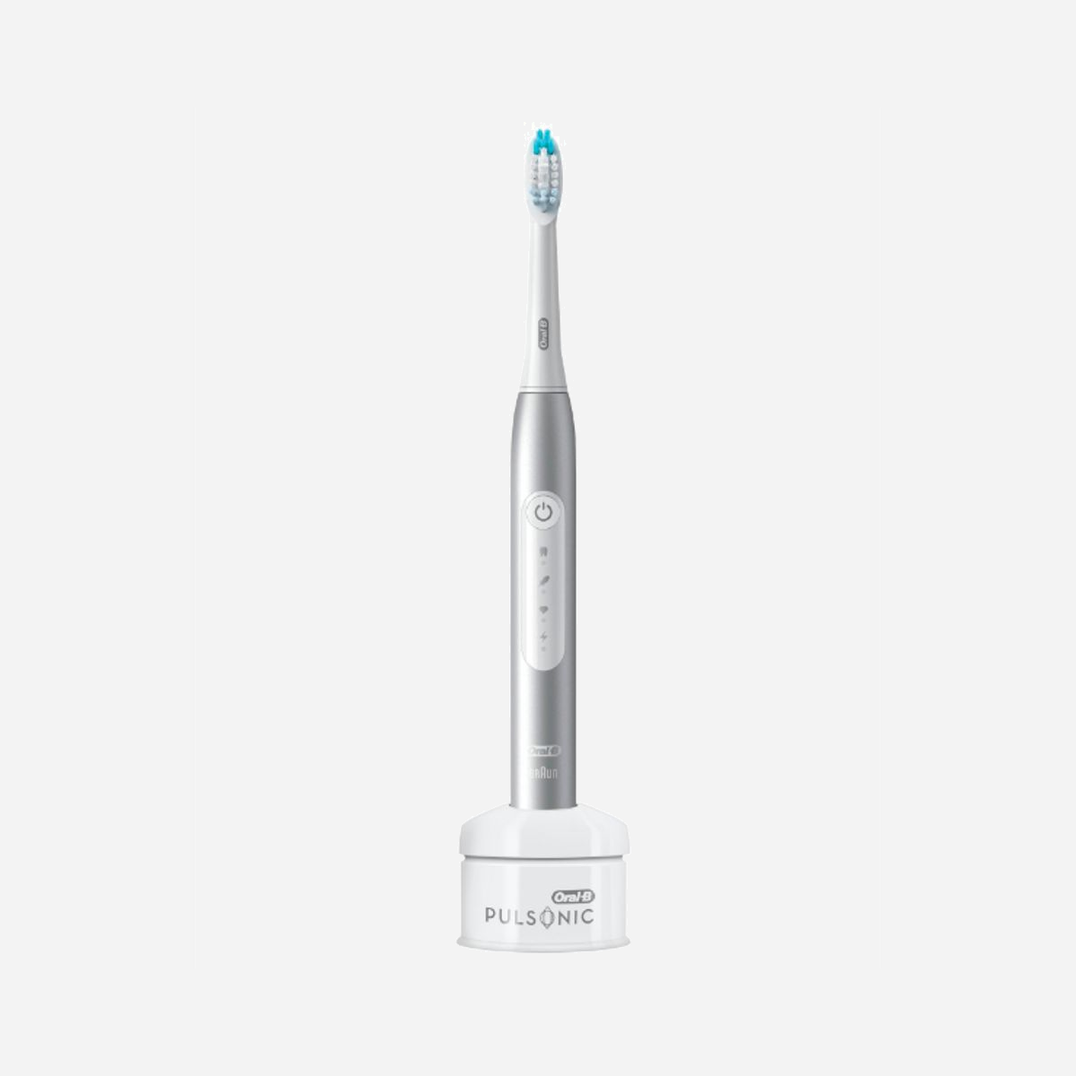 Oral-B Pulsonic Slim Luxe 4000 Platine - Brosse à Dents Ultrasonique Adulte, 3 Modes, 62000 Mouvements/Min, Autonomie 336h, Batterie Intégrée - Oral-B Pulsonic Slim Luxe 4000. Utilité: Adulte, Type de brosse à dents: Brosse à dents à ultrasons, Modes de brossage de dents: Soin quotidien, Sensible, Blanchiment. Source d'alimentation: Batterie, Type de batterie: Batterie intégré, Autonomie maximum de la batterie: 336 h. Type d'emballage: Boîte. Nombre de poignées fournis: 1 pièce(s), Nombre de têtes de brossage incluses: 1 pièce(s)