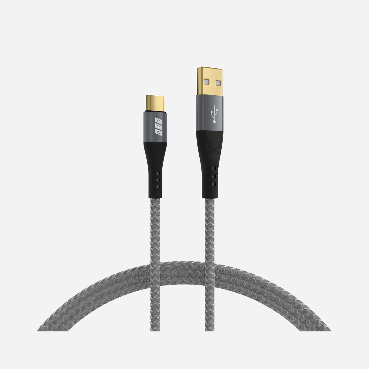 Câble EFB Elektronik USB-AC-00002 USB 2.0 A vers C 1m Noir/Gris, Contacts Or, Taux 0.48Gbit/s, Power Delivery 60W, Courant 3A, Tresse Textile - EFB Elektronik USB-AC-00002. Longueur de câble: 1 m. Connecteur 1: USB A, Connecteur 2: USB C, Version USB: USB 2.0, Taux de transfert de données maximal: 0,48 Gbit/s, Contacts du connecteur de placage: Or, Couleur du produit: Noir, Gris