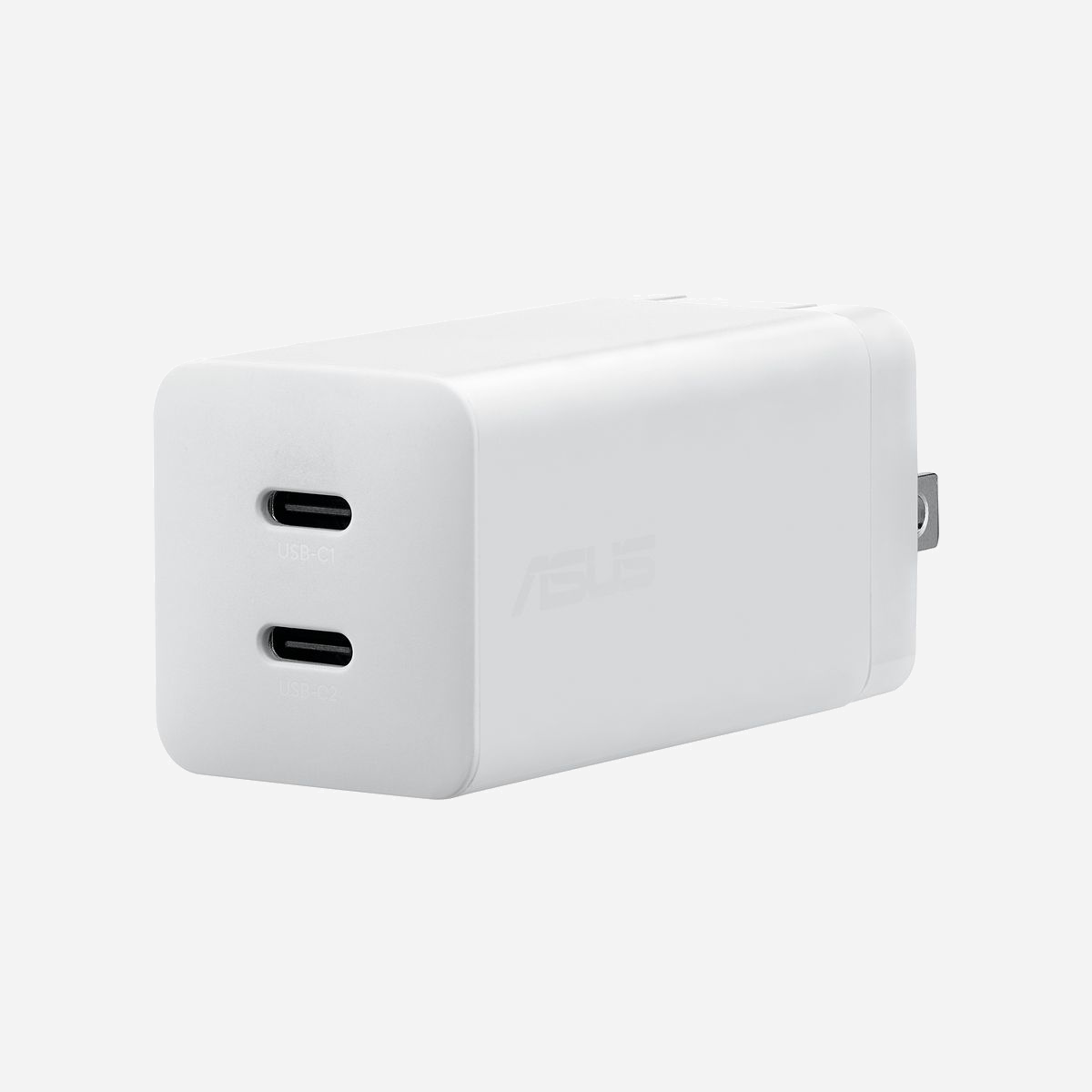 ASUS Chargeur Secteur Universel 65W (90XB09AN-BPW010) 2x USB-C Power Delivery 3.0/PPS, Charge Rapide GaN/QC4, 100-240V, câble 1.5m, Blanc - ASUS AC65-05. Type de chargeur: Intérieure, Type de source d'alimentation: Secteur, Compatibilité de chargeur: Universel. Tension d'entrée: 100 - 240 V, Tension de sortie (max): 20 V, Courant de sortie de l'adaptateur secteur: 3,25 A. Quantité de ports USB de type C: 2, Charge rapide. Longueur de câble: 1,5 m, Couleur du produit: Blanc