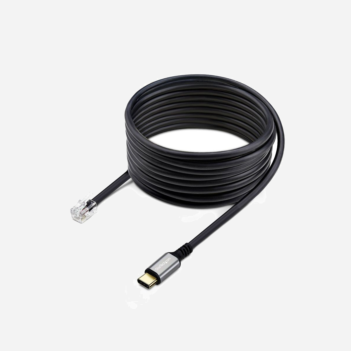 StarTech.com Adaptateur USB-C vers RJ9 - Câble 1.8m, USB 2.0, Realtek ALC5686, Compatible Windows/macOS/Android/iOS/iPadOS - UR9-HEADSET-ADAPTER - Connectez un casque RJ9 à un ordinateur à l'aide de cet adaptateur USB Type-C<br/><br/>L'adaptateur USB-C vers RJ9 est essentiel pour connecter des combinés ou casques téléphoniques traditionnels à des ordinateurs portables, des ordinateurs de bureau et des appareils mobiles. Ce câble adaptateur polyvalent permet une intégration fluide des équipements anciens avec la technologie moderne.<br/><br/>Compatibilité<br/><br/>La fonctionnalité plug-and-play sur Windows, macOS, Android, iOS et iPadOS prend en charge l'utilisation de casques téléphoniques de qualité professionnelle avec des PC, des Mac et même des smartphones, offrant une solution économique pour les entreprises et les utilisateurs individuels. Compatible avec l'amplificateur de casque Sennheiser/EPOS UI760 et l'amplificateur téléphonique Plantronics/Poly Vista M22 sur les plateformes de communication VoIP populaires.<br/><br/>Polyvalence<br/><br/>Ce câble adaptateur est idéal pour ceux qui passent des systèmes de ligne fixe aux applications softphone ou pour les utilisateurs qui préfèrent le confort et la fiabilité de leur matériel téléphonique existant. Le câble de 1,8 m permet un routage flexible autour d'un poste de travail, réduisant l'encombrement et maintenant une configuration ordonnée.