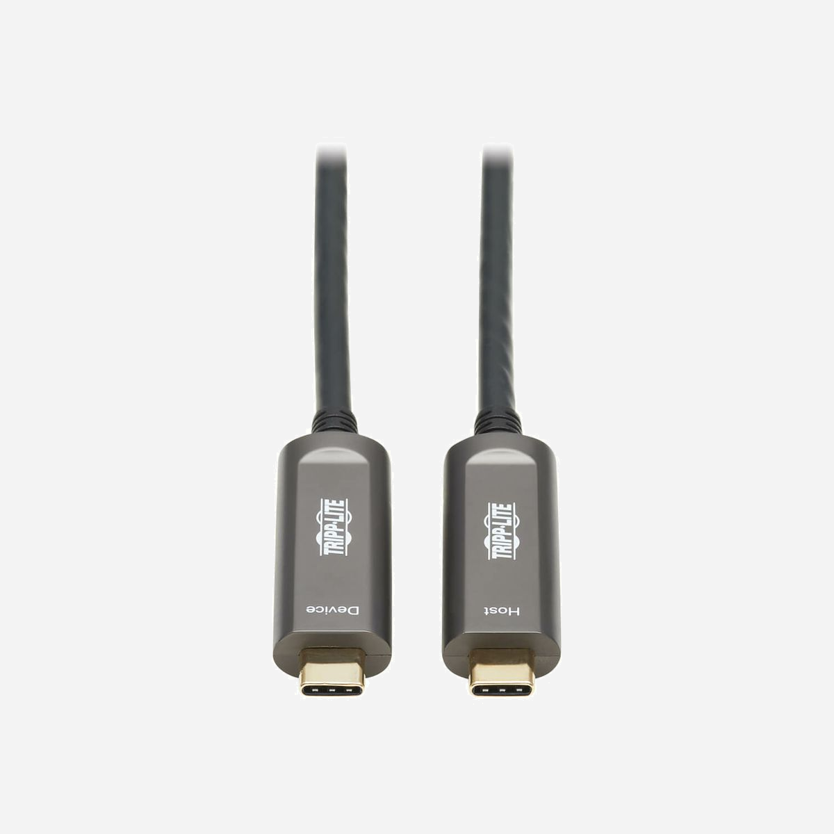Tripp Lite U420F-10M-D321 : Câble USB-C vers USB-C 3.2 Gen 2 (3.1 Gen 2) 10m, 10 Gbit/s, Contacts Or, Noir/Gris, Diamètre 4.5mm - Tripp Lite U420F-10M-D321. Longueur de câble: 10 m. Connecteur 1: USB C, Connecteur 2: USB C, Version USB: USB 3.2 Gen 2 (3.1 Gen 2), Taux de transfert de données maximal: 10 Gbit/s, Contacts du connecteur de placage: Or, Couleur du produit: Noir, Gris