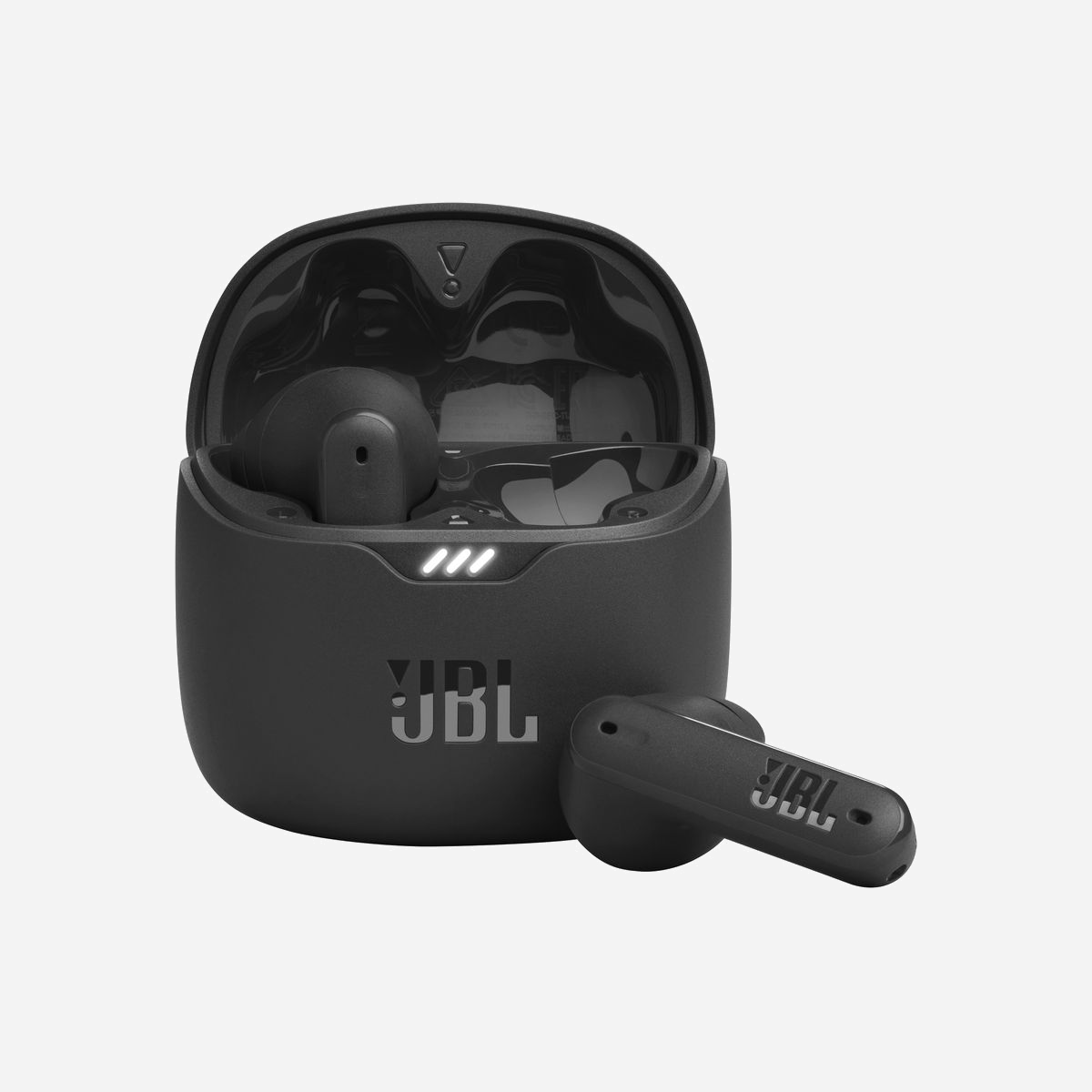 JBL Tune Flex Écouteurs True Wireless Stereo (TWS) Noir, Bluetooth 5.2, Pure Bass, Réduction de Bruit Active, 4 mics, IPX4, Autonomie 32h avec boîtier - <b>Son Pure Bass JBL</b><br>Des haut-parleurs de 12 mm intelligemment conçus, sur tige, délivrent le Son Pure Bass JBL pour que vous ressentiez chaque rythme.<br><br><b>Réduction de Bruit Active avec la technologie Smart Ambient</b><br>Un son limpide pour ce que vous voulez entendre, et une élimination du bruit non souhaité. La technologie de Réduction de Bruit Active avec 2 micros vous permet de réduire les distractions sonores. Grâce à Ambient Aware, vous pouvez à tout moment vous connecter à votre environnement afin de vous sentir plus en sécurité lorsque vous êtes à l’extérieur, tandis que TalkThru vous permet de vous arrêter pour discuter sans avoir à retirer vos écouteurs.<br><br><b>4 micros pour une qualité optimale de vos appels</b><br>Profitez d’appels en stéréo et mains libres en toute simplicité. Les Tune Flex sont équipés de 4 microphones, pour que l’on vous entende toujours de manière parfaitement claire. N’hésitez plus jamais à prendre ou à passer un appel. Et grâce à VoiceAware, vous pouvez choisir le volume de votre propre voix en ajustant le volume d’entrée audio de votre microphone qui sera redirigé vers vos écouteurs.<br><br><b>Pure Bass. Zéro bruit.</b><br>Affrontez votre journée une chanson à la fois avec les Tune Flex JBL. Ces écouteurs sans fil vous offrent jusqu’à 32 heures du Son Pure Bass JBL exceptionnel, tandis que la conception ergonomique et résistante à l’eau vous assure un confort optimal toute la journée, par tous les temps. Une simple commande tactile vous permet de gérer vos appels et de profiter d’une qualité optimale n’importe où, sans bruit ambiant. Qui plus est, les technologies de Réduction de Bruit Active et Smart Ambient vous permettent à la fois de vous isoler du monde et de rester conscient de votre environnement. L’écouteur sur tige légère à conception ouverte garantit un confort tout au long de la journée et une conscience sonore naturelle. Mieux encore, l’application JBL Headphones vous permet de personnaliser l’ensemble de votre expérience d’écoute. Restez connecté(e) à votre monde, à votre façon.