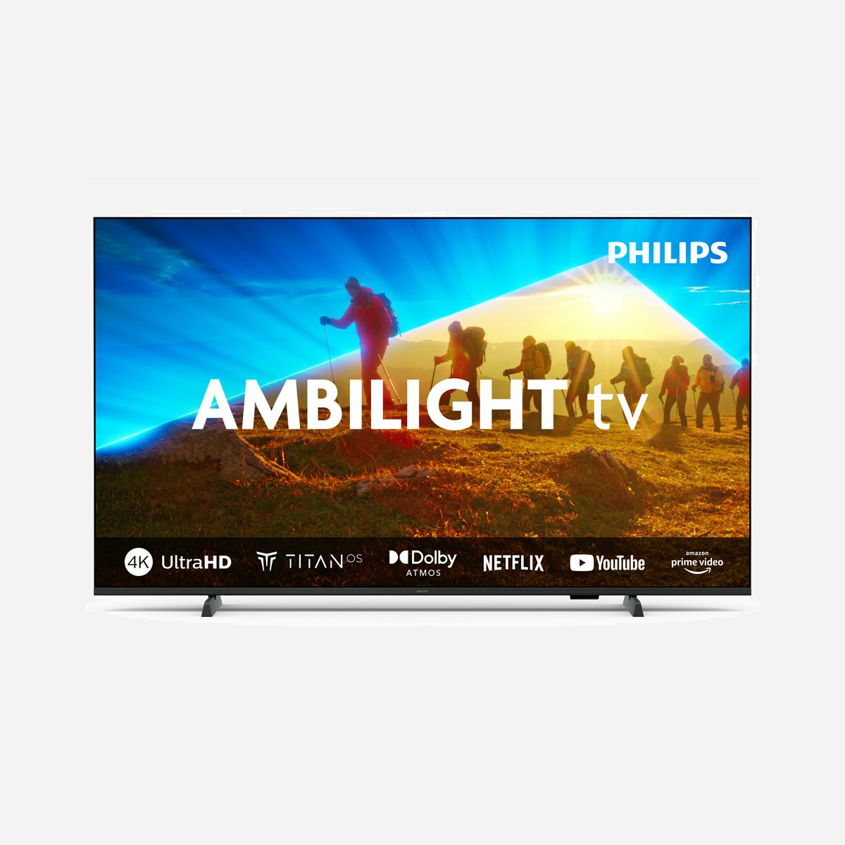 Philips 43PUS8009 TV LED 43" 4K Ultra HD Titan OS, HDR10+/HLG, DVB-T2/S2/C, Wi-Fi, Ethernet, HDMI 2.1 (ARC/eARC), VESA 200x100, Noir - Philips 43PUS8009. Taille de l'écran: 109,2 cm (43"), Résolution de l'écran: 3840 x 2160 pixels, Type HD: 4K Ultra HD, Technologie d'affichage: LED, Forme d'écran: Plat. Smart TV. Format d'image: 16:9. Format du système de signal numérique: DVB-C, DVB-S, DVB-S2, DVB-T, DVB-T HD, DVB-T2. Wifi, Ethernet/LAN. Couleur du produit: Noir