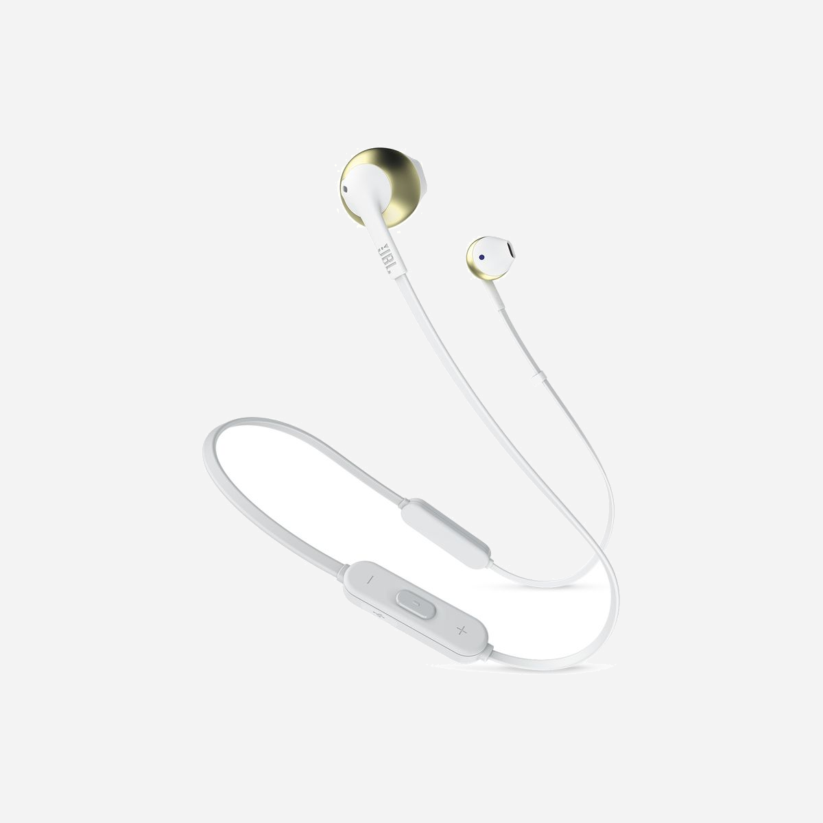 JBL Tune 205BT Écouteurs sans Fil Bluetooth 4.0 Champagne/Or, 20-20000Hz, 32 Ohm, Microphone intégré, Batterie LiPo 120mAh, Autonomie 6h - JBL Tune 205BT. Type de produit: Casque. Technologie de connectivité: Sans fil, Bluetooth. Utilisation recommandée: Appels/Musique. Fréquence des écouteurs: 20 - 20000 Hz. Poids: 16,5 g. Couleur du produit: Champagne, Or