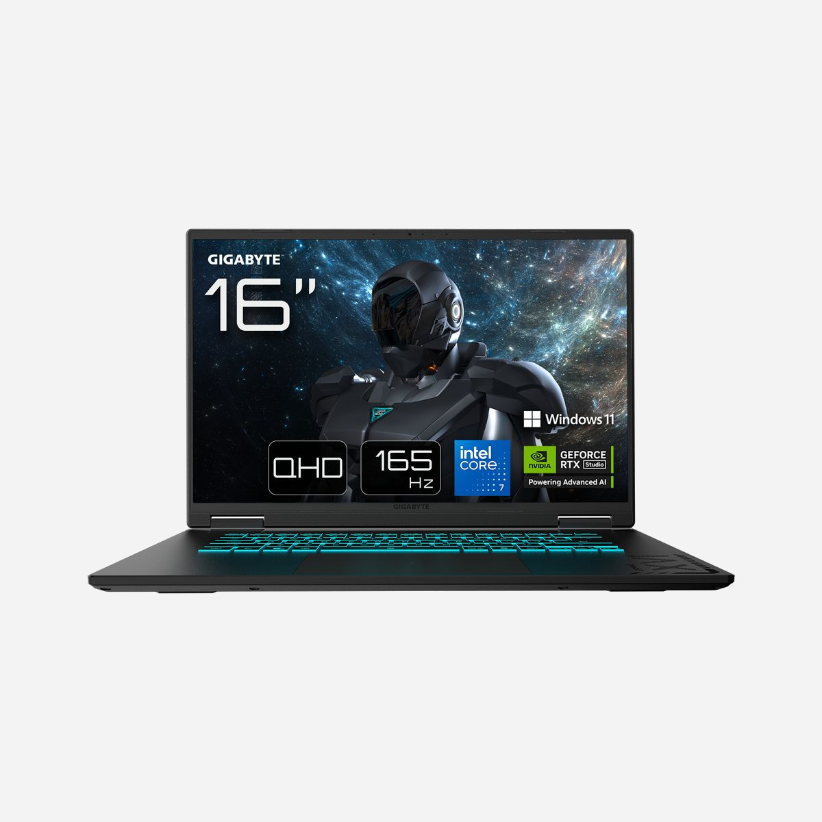GIGABYTE GAMING A16 PRO DXH : Intel Core 7 240H, RTX 5070 Ti 12Go GDDR7, 32Go LPDDR5X 5600MHz, SSD 1To NVMe PCIe Gen4, Écran 16" QHD+ 165Hz IPS, Windows 11 Home - Le GAMING A16 PRO est équipé d'un puissant GPU NVIDIA RTX Série 50 et d'un processeur Intel Core 7 pour un gaming fluide et un multitâche efficace. Son écran WQXGA de 16" à 165Hz offre des visuels vibrants, tandis qu'une batterie de 12 heures et un châssis pliable à 180° permettent une utilisation polyvalente. Avec les fonctionnalités avancées WINDFORCE Infinity EX et GiMATE, il garantit des performances efficaces pour le travail et les loisirs.