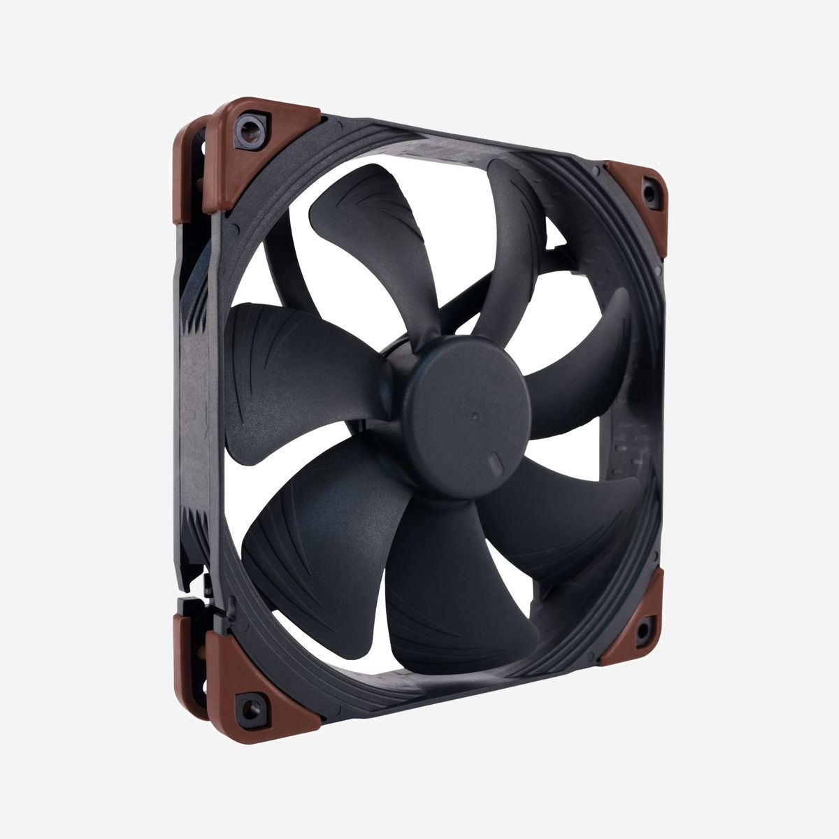 Ventilateur Noctua NF-A14 INDUSTRIALPPC-2000 PWM 140mm 12V 500-2000RPM 31.5dBA 182.5m³/h 4.18mmH2O Roulement SSO Connecteur 4-Pin - Noctua NF-A14 INDUSTRIALPPC-2000 PWM. Type: Ventilateur, Diamètre du ventilateur: 14 cm, Vitesse de rotation (min): 500 tr/min, Vitesse de rotation (max): 2000 tr/min, Flux d'air: 182,5 m³/h, Pression d'air maximale: 4,18 mmH2O, Type de roulement: Self-Stabilising Oil-pressure Bearing (SSO). Tension: 12 V. Largeur: 140 mm, Profondeur: 25 mm, Hauteur: 140 mm. Couleur du produit: Noir, Marron