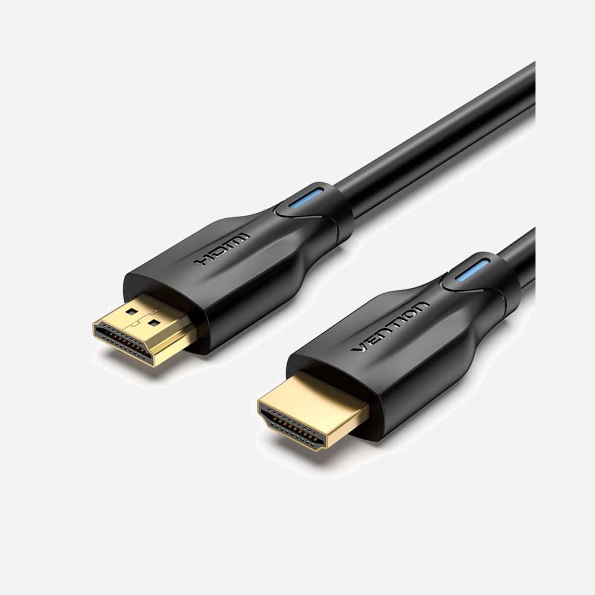 Vention AANBH Câble HDMI 2.1 2m, Connecteurs Type A Mâle-Mâle, 48 Gbit/s, 3D, ARC, HDR10, Dolby Vision, HDCP 2.3, Contacts Or, Noir - Vention AANBH. Longueur de câble: 2 m, Connecteur 1: HDMI Type A (Standard), Genre de connecteur 1: Mâle, Connecteur 2: HDMI Type A (Standard), Genre de connecteur 2: Mâle, Contacts du connecteur de placage: Or, Version HDMI: 2.1, Compatibilité 3D, Taux de transfert des données: 48 Gbit/s, Canal de retour audio (ARC, Audio Return Channel), Couleur du produit: Noir