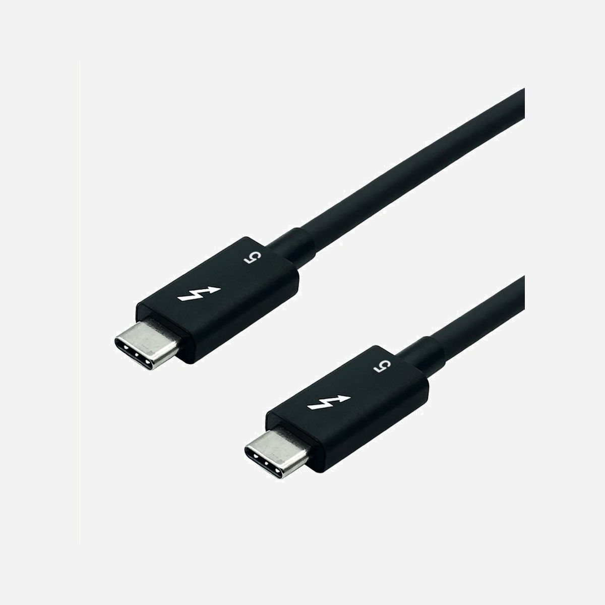 ROLINE Câble Thunderbolt 5 11.02.9111, 0.8m, 80 Gbit/s, USB Power Delivery 240W, DisplayPort Alt Mode, 7680x4320, Connecteurs mâle/mâle plaqués Or, Noir - ROLINE 11.02.9111. Connecteur 1: Mâle, Connecteur 2: Mâle, Longueur de câble: 0,8 m