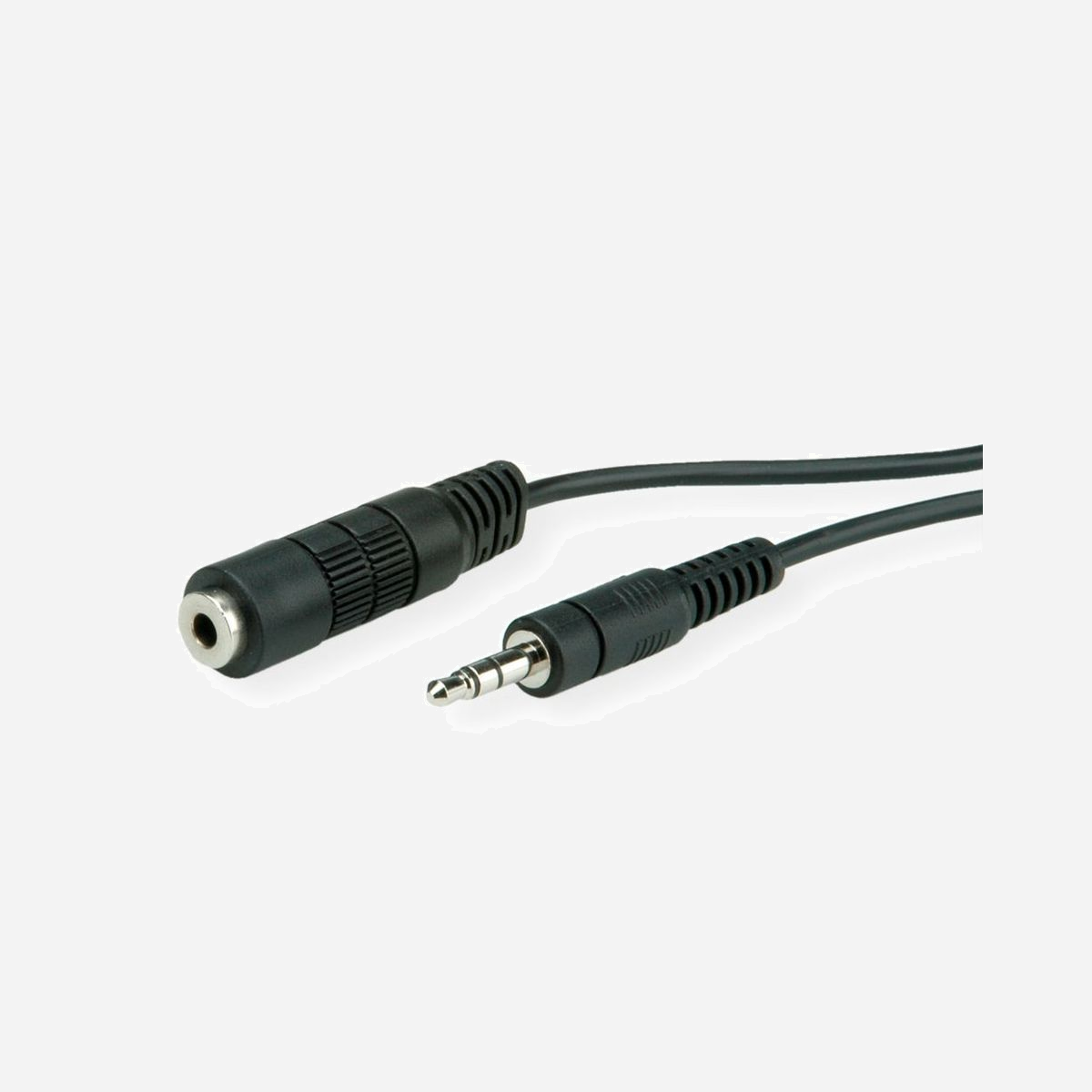 ROLINE Rallonge Audio 3.5mm Mâle vers Femelle 3m, Connecteurs Droit, Noir - Référence 11.09.4353 - Longueur 3 mètres - ROLINE Rallonge 3,5mm 3m. Connecteur 1: 3,5mm, Genre de connecteur 1: Mâle, Connecteur 2: 3,5mm, Genre de connecteur 2: Femelle, Longueur de câble: 3 m, Couleur du produit: Noir