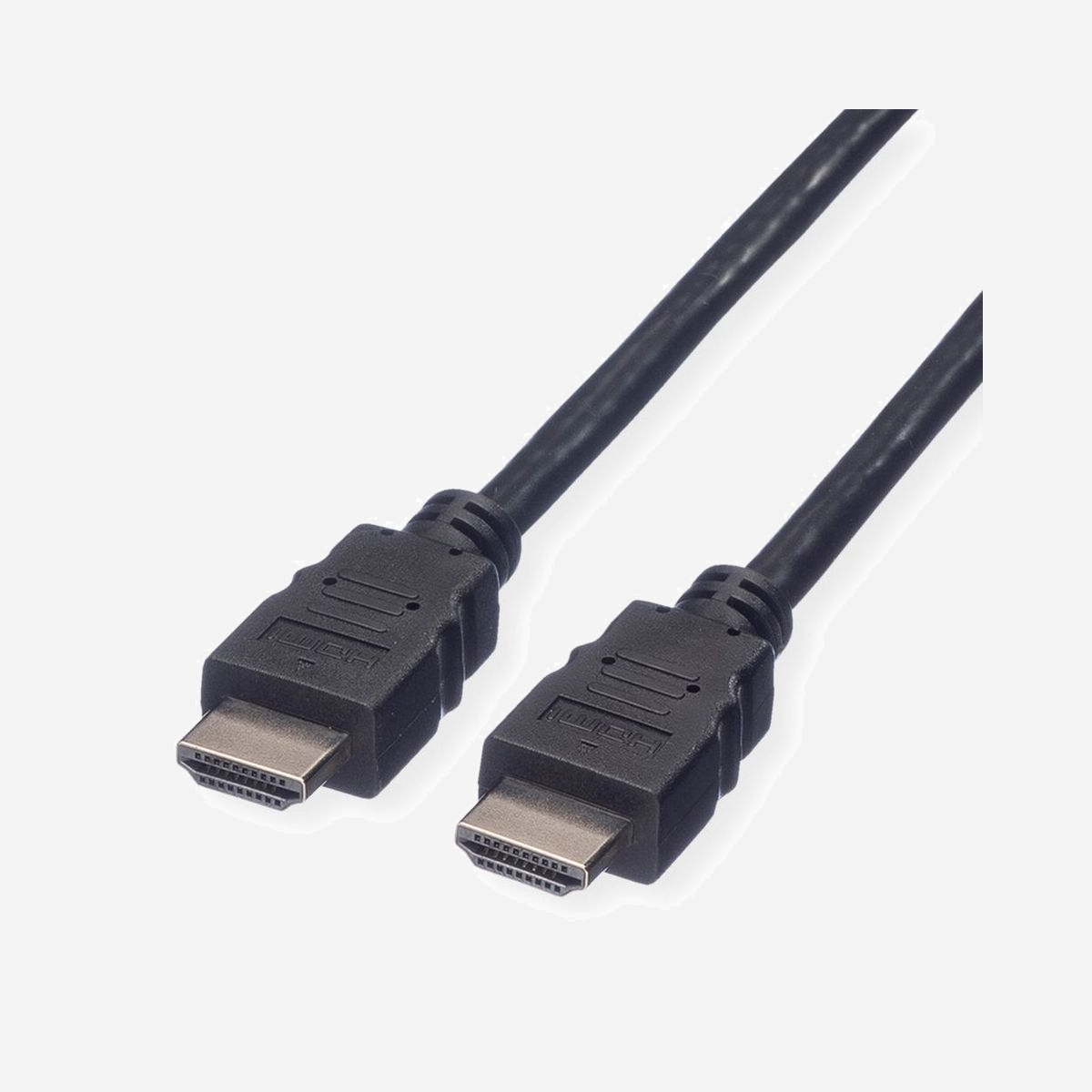 VALUE Câble HDMI High Speed 10m Mâle/Mâle, Type A Standard, Noir, Résolution Max 1920x1200 (WUXGA), 60Hz, Référence 11.99.5558 - VALUE Câble de raccordement pour écran HDMI High Speed M-M 10m. Longueur de câble: 10 m, Connecteur 1: HDMI Type A (Standard), Genre de connecteur 1: Mâle, Connecteur 2: HDMI Type A (Standard), Genre de connecteur 2: Mâle, Couleur du produit: Noir