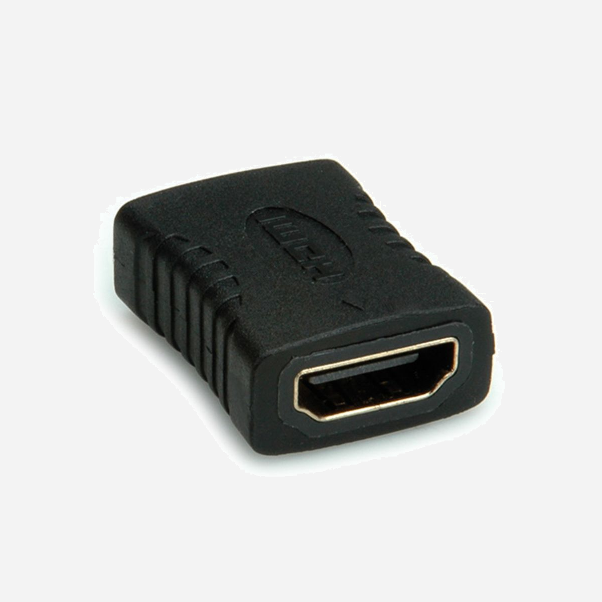 ROLINE Adaptateur HDMI Femelle vers HDMI Femelle Noir, Dimensions 12x23x33mm - Connecteurs HDMI F/F pour liaison de câbles HDMI - Réf: 12.03.3151 - Pour le raccordement de 2 câbles HDMI.<br />Cet adaptateur est la solution facile et peu coûteuse!<br />Dimensions: 12 x 23 x 33 mm.