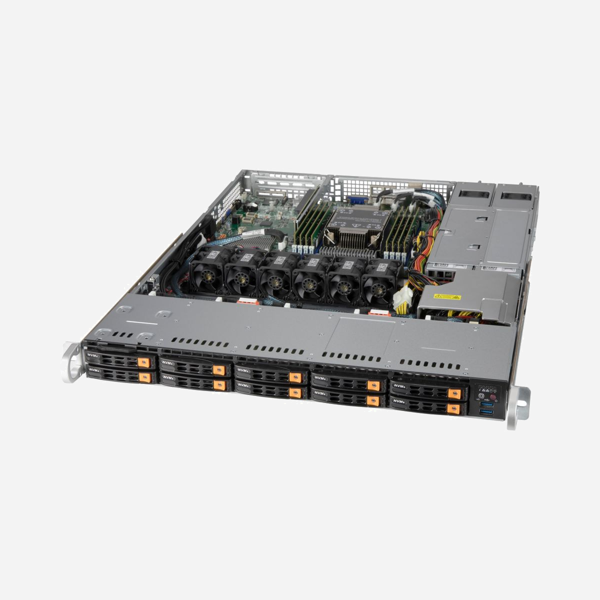 Supermicro SuperChassis CSE-116AC10-R860CB-N10 boîtier rack 1U noir pour serveur avec alimentation 860W redondante, support 2.5" et dimensions 437x597x43 mm (43 mm hauteur) - Supermicro SuperChassis 116AC10-R860CB-N10. Format: Rack, Type: Serveur, Couleur du produit: Noir. Alimentation d'énergie: 860 W. Tailles de disques durs supportées: 2.5". Largeur: 437 mm, Profondeur: 597 mm, Hauteur: 43 mm. Largeur du colis: 602 mm, Profondeur du colis: 808 mm, Hauteur du colis: 196 mm