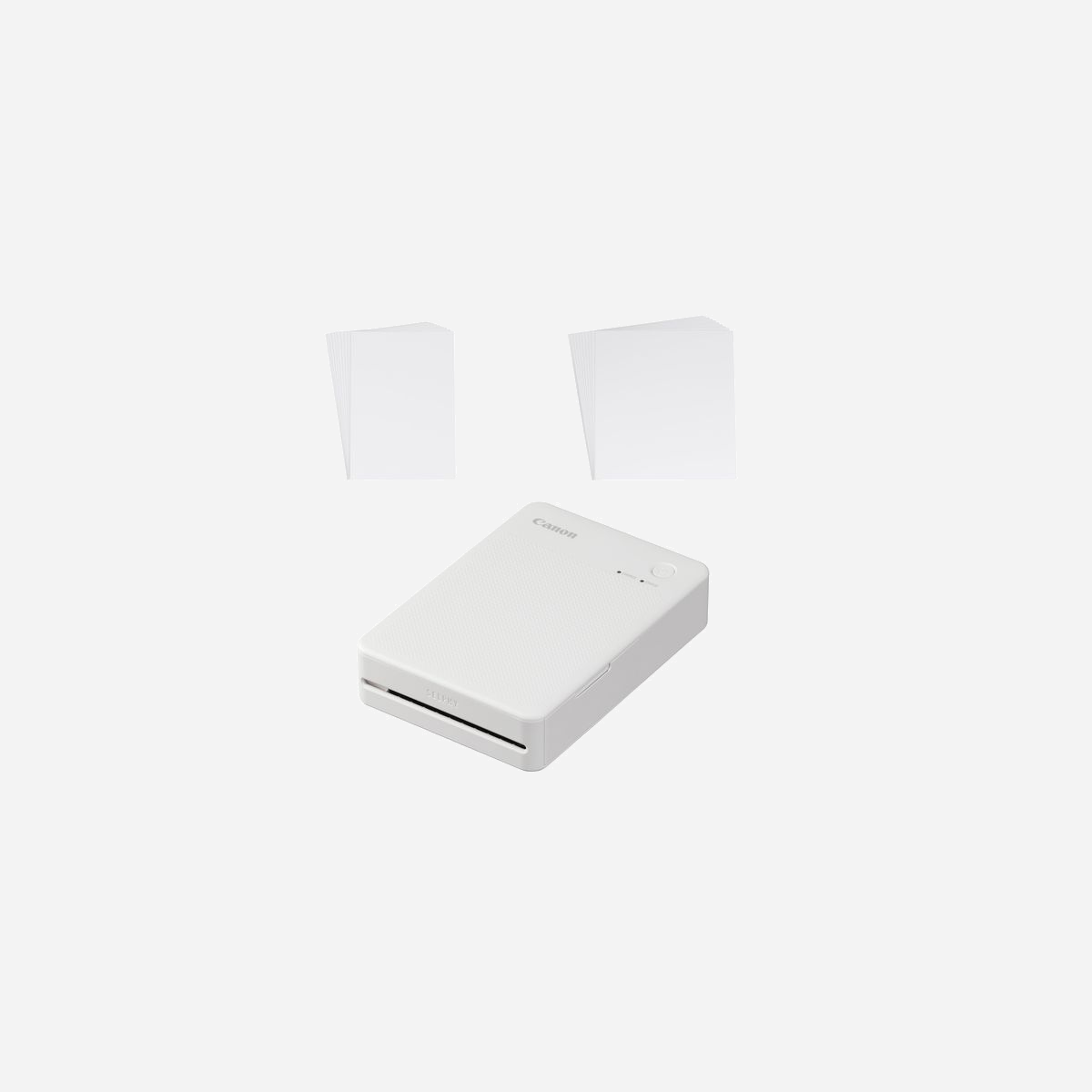 Canon SELPHY QX20 WH - Imprimante Photo Sublimation 287x287 DPI, Format 7.2x8.5cm, WiFi, USB Type-C, Compatible Android/iOS, Blanc - Canon SELPHY QX20 WH. Technologie d'impression: Sublimation de teinte, Résolution maximale: 287 x 287 DPI. Format d’impression maximale: 2.8" x 3.3" (7.2x8.5cm). Wifi. Impression directe. Couleur du produit: Blanc