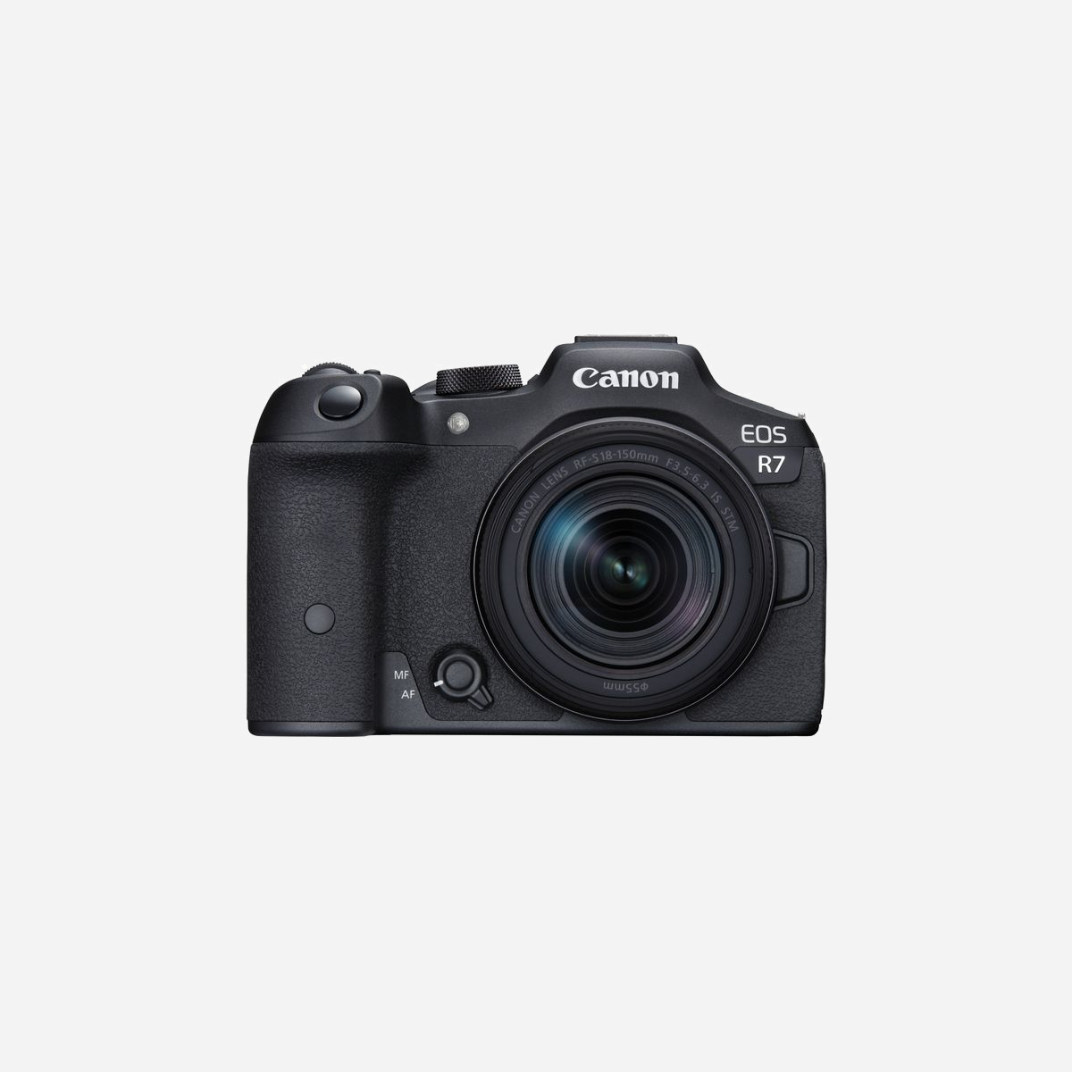 Canon EOS R7 + RF-S 18-150mm IS STM, MILC 32.5MP CMOS, Vidéo 4K Ultra HD, Écran tactile 2.95", WiFi, Bluetooth, Monture Canon RF, APS-C - Canon EOS R7 + RF-S 18-150mm IS STM. Type d'appareil photo: MILC, Mégapixel: 32,5 MP, Type de capteur: CMOS, Résolution d'image maximale: 6960 x 4640 pixels. La sensibilité ISO (max): 32000. Longueur focale: 18 - 150 mm. Wifi. Type HD: 4K Ultra HD, Résolution vidéo maximale: 3840 x 2160 pixels. Taille de l'écran: 7,49 cm (2.95"), Écran tactile. Viseur d'appareil photo: Électronique. PictBridge. Poids: 530 g. Couleur du produit: Noir