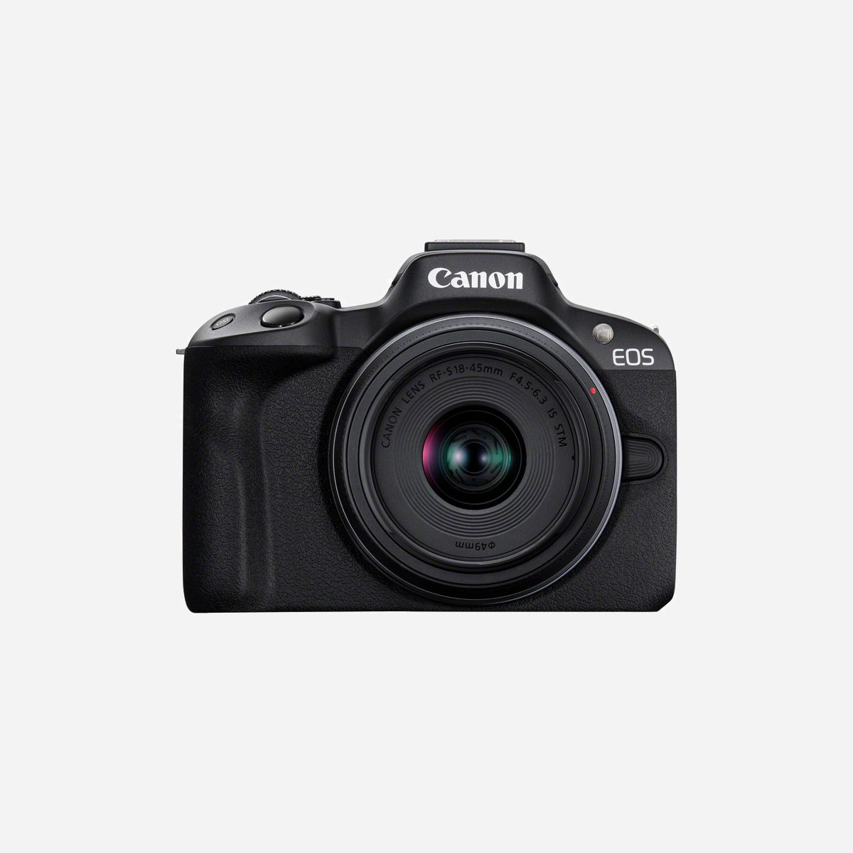 Canon EOS R50 Kit MILC Noir : 24.2MP CMOS, Vidéo 4K, RF-S 18-45mm IS STM + RF-S 55-210mm F5-7.1 IS STM, Ecran tactile, WiFi, Bluetooth - Canon EOS R50, Black + RF-S 18-45 IS STM + RF-S 55-210mm F5-7.1 IS STM Kit. Type d'appareil photo: MILC, Mégapixel: 24,2 MP, Type de capteur: CMOS, Résolution d'image maximale: 6000 x 4000 pixels. La sensibilité ISO (max): 51200. Longueur focale: 18 - 45 mm. Vitesse maximale d'obturation de la caméra: 1/8000 s. Wifi. Type HD: 4K Ultra HD, Résolution vidéo maximale: 3840 x 2160 pixels. Écran tactile. Viseur d'appareil photo: Électronique. Poids: 328 g. Couleur du produit: Noir