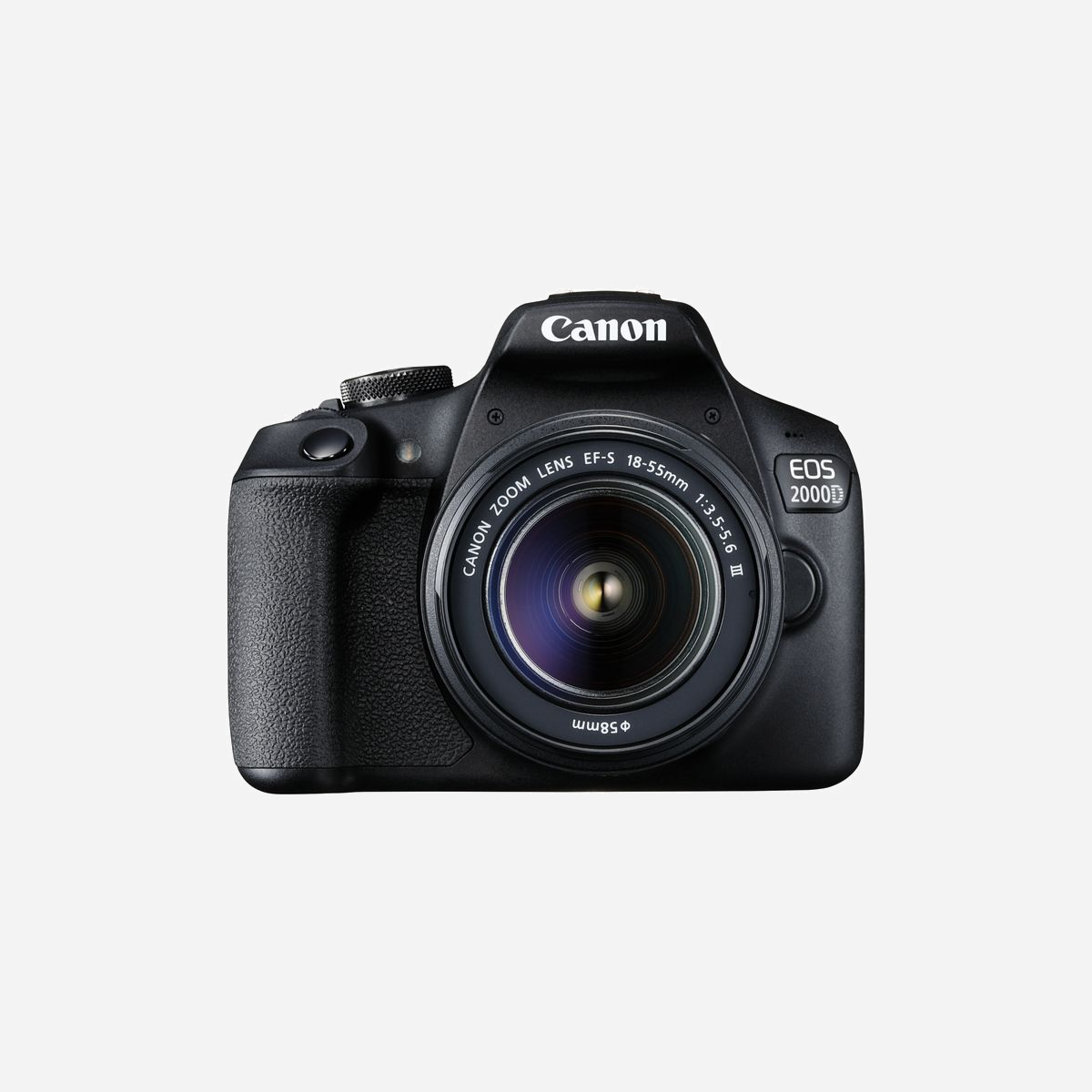 Canon EOS 2000D Kit SLR 24.1MP CMOS 6000x4000, Objectif 18-55 IS, ISO 100-6400, Vidéo Full HD, WiFi, Écran 3", Flash SB130 + Carte SD 16GB - Canon EOS 2000D BK 18-55 IS + SB130 +16GB EU26. Type d'appareil photo: Kit d'appareil-photo SLR, Mégapixel: 24,1 MP, Type de capteur: CMOS, Résolution d'image maximale: 6000 x 4000 pixels. La sensibilité ISO (max): 6400. Longueur focale: 18 - 55 mm. Vitesse maximale d'obturation de la caméra: 1/4000 s. Wifi. Type HD: Full HD, Résolution vidéo maximale: 1920 x 1080 pixels. Taille de l'écran: 7,62 cm (3"). Viseur d'appareil photo: Électronique. PictBridge. Couleur du produit: Noir