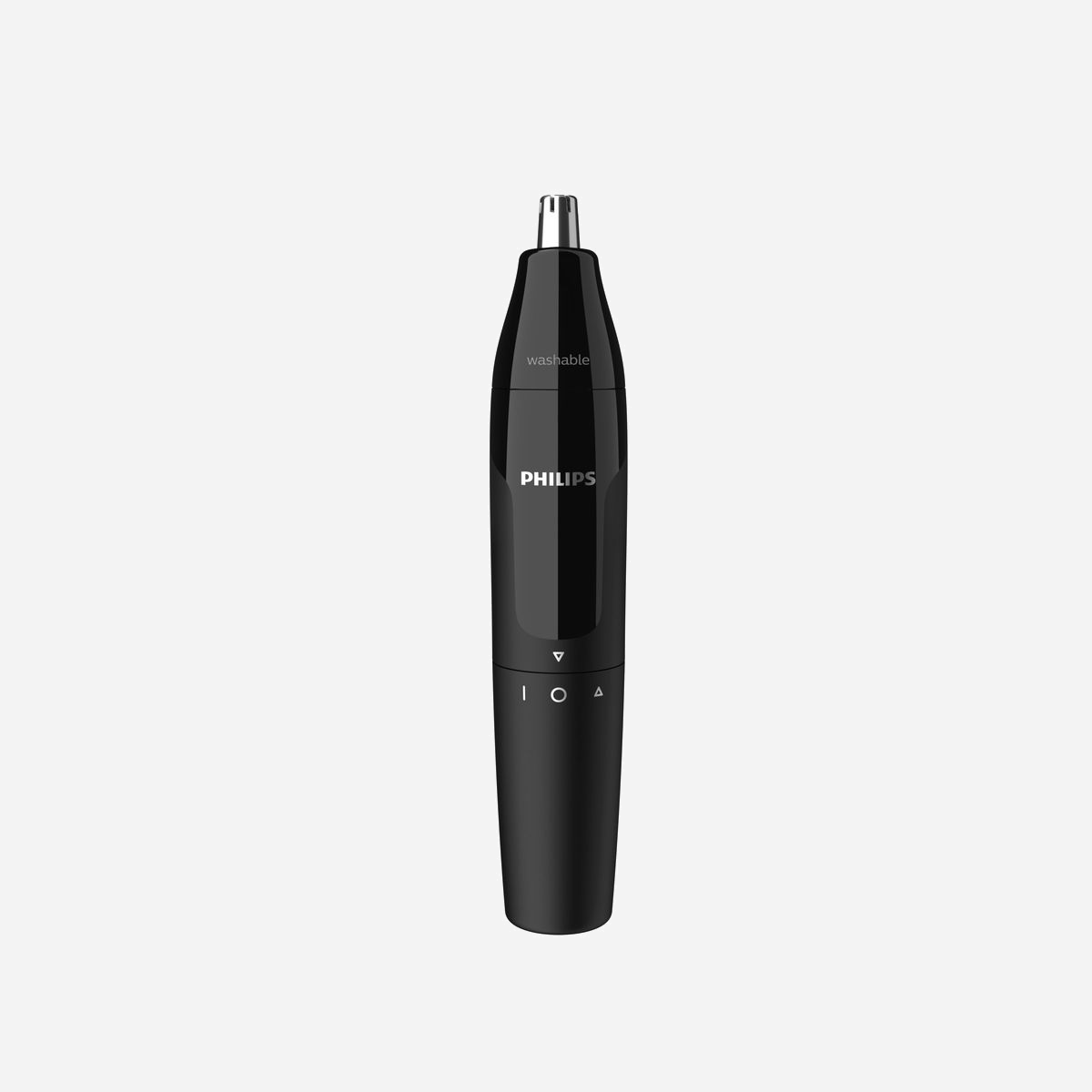 Philips NT1620/15 Tondeuse de Précision Nez et Oreilles, Lame Lavable, Utilisation Wet & Dry, Alimentation Batterie AA Alcaline, Noir - Philips NT1620/15. Utilisation de la lame de précision: Oreille, Nez. Couleur du produit: Noir. Source d'alimentation: Batterie, Type de batterie: AA, Technologie batterie: Alcaline