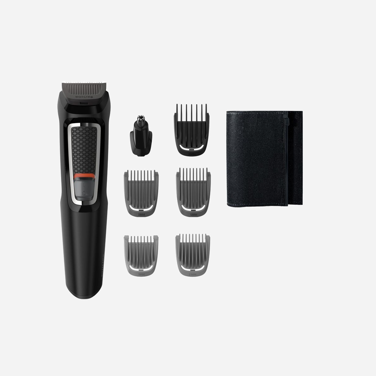 Philips MG3720/15 Multigroom Series 3000 : Tondeuse 7-en-1 Visage et Cheveux, Lames Acier Inoxydable, Autonomie 60 min, NiMH, Peignes Inclus - Changez de style à tout moment avec cette tondeuse tout-en-un robuste. Ses 7 outils de qualité vous permettent de styliser facilement et avec précision votre visage et votre coiffure.