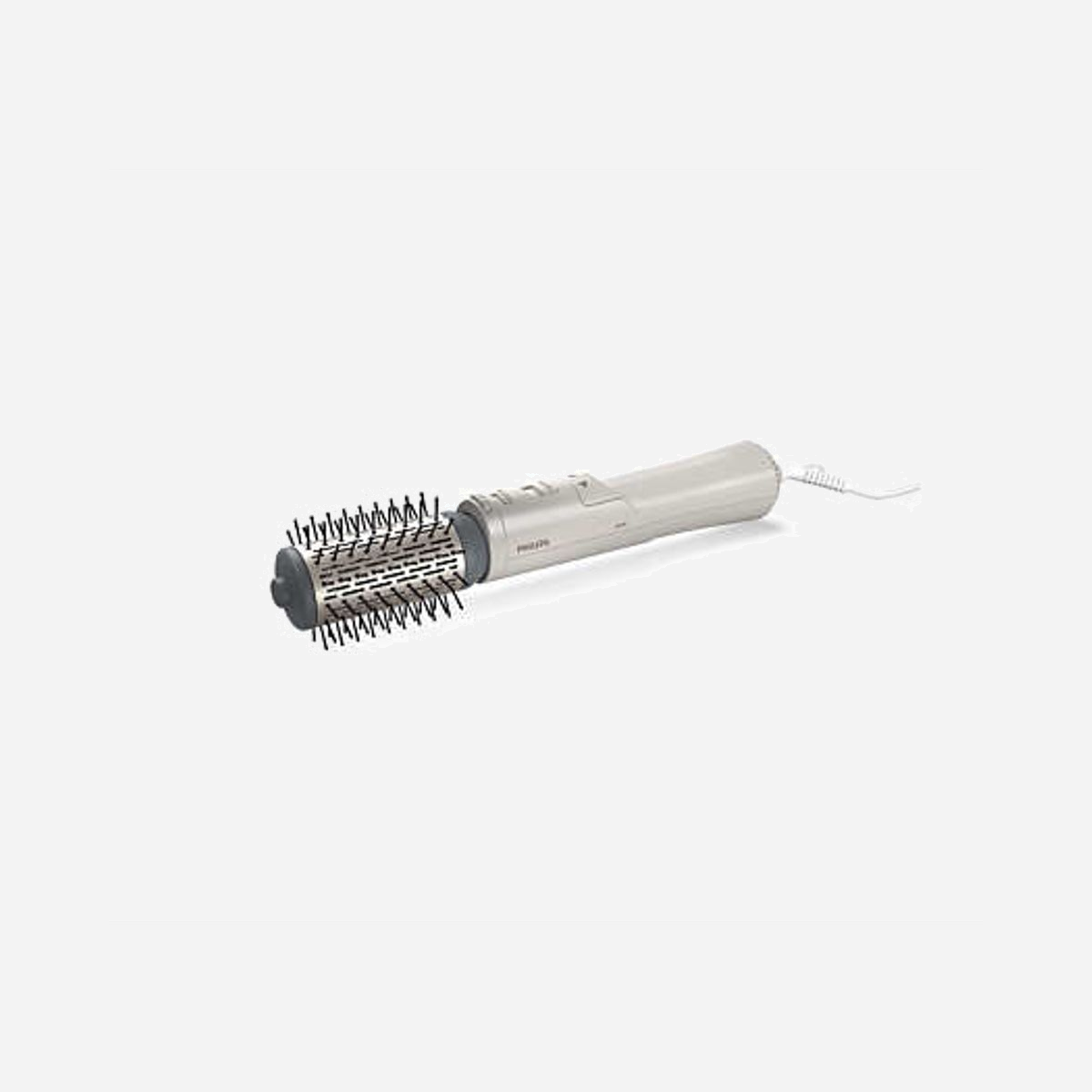 Philips Série 7000 BHA710/00 Brosse Soufflante 1000W Argent - 3 Têtes, 3 Températures, 2 Vitesses, Fonction Ionique, Céramique, Cordon Rotatif 1.8m - <b>Coiffage polyvalent pour des cheveux lisses et brillants</b><br/> Brosse volumisante rotative Philips avec 2 accessoires<br/> Créez différents styles grâce à la brosse volumisante dynamique Philips, tout en maintenant la brillance et la douceur de vos cheveux. La brosse rotative de 50 mm aux brins naturels donne du volume et du mouvement, tandis que la brosse rétractable forme des ondulations parfaitement définies sans emmêler les cheveux.