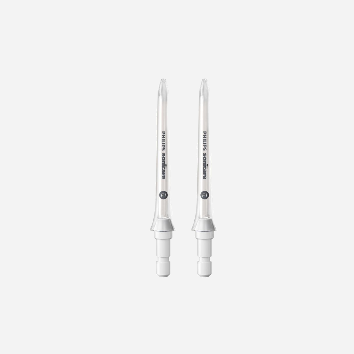 Philips HX3042/00 - Canule Standard Jet Dentaire - Embout de Soie Dentaire Électrique - Lot de 2 - Couleur Blanche - <b>Un jet d'eau puissant</b><br/> Pour un nettoyage classique<br/> Utilisez la canule standard pour un nettoyage classique. Son jet d'eau simple élimine les débris et nettoie parfaitement entre les dents.